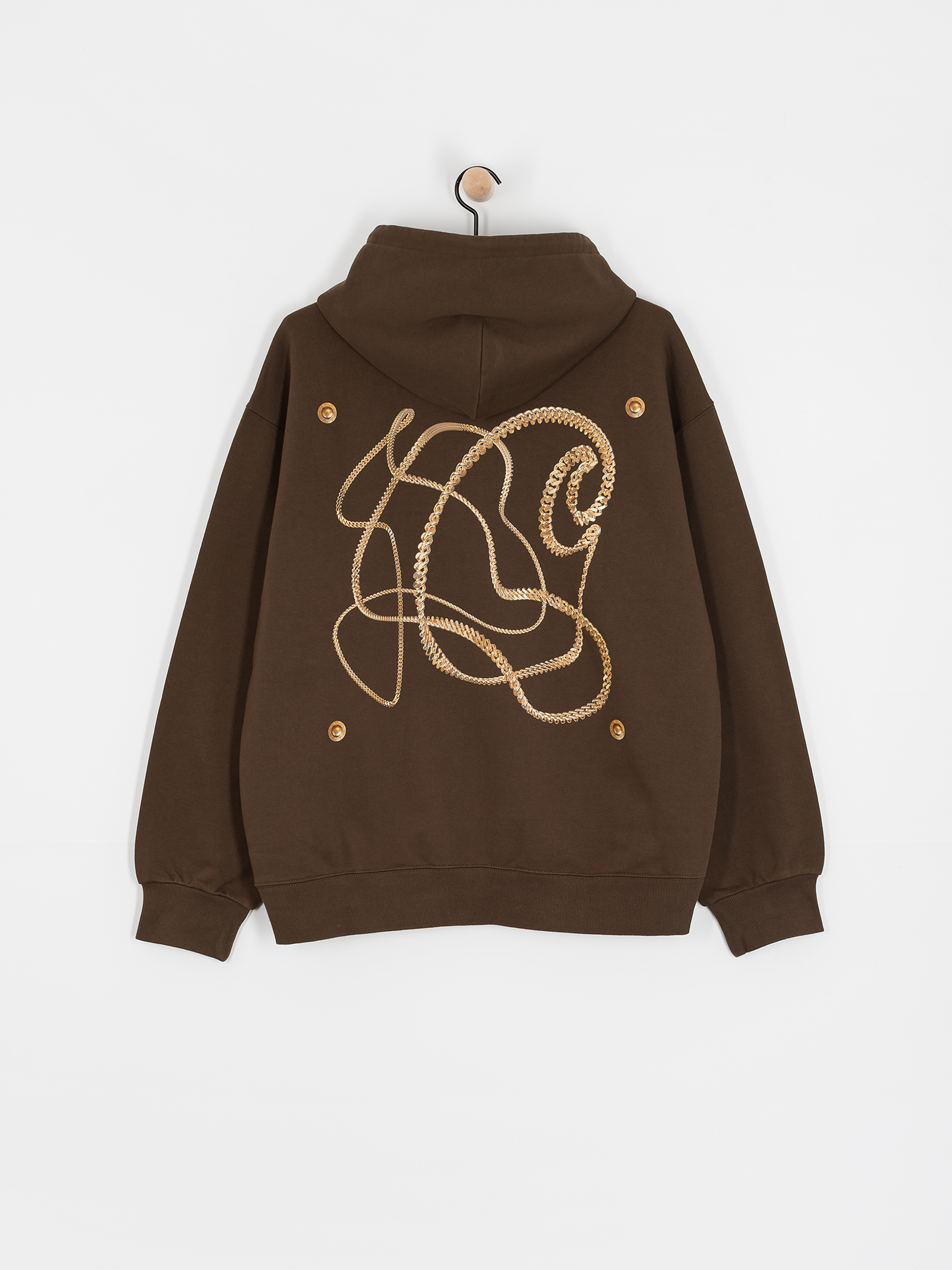 Carhartt WIP Charm Link HD Hoodie - brown (liberica/gold)