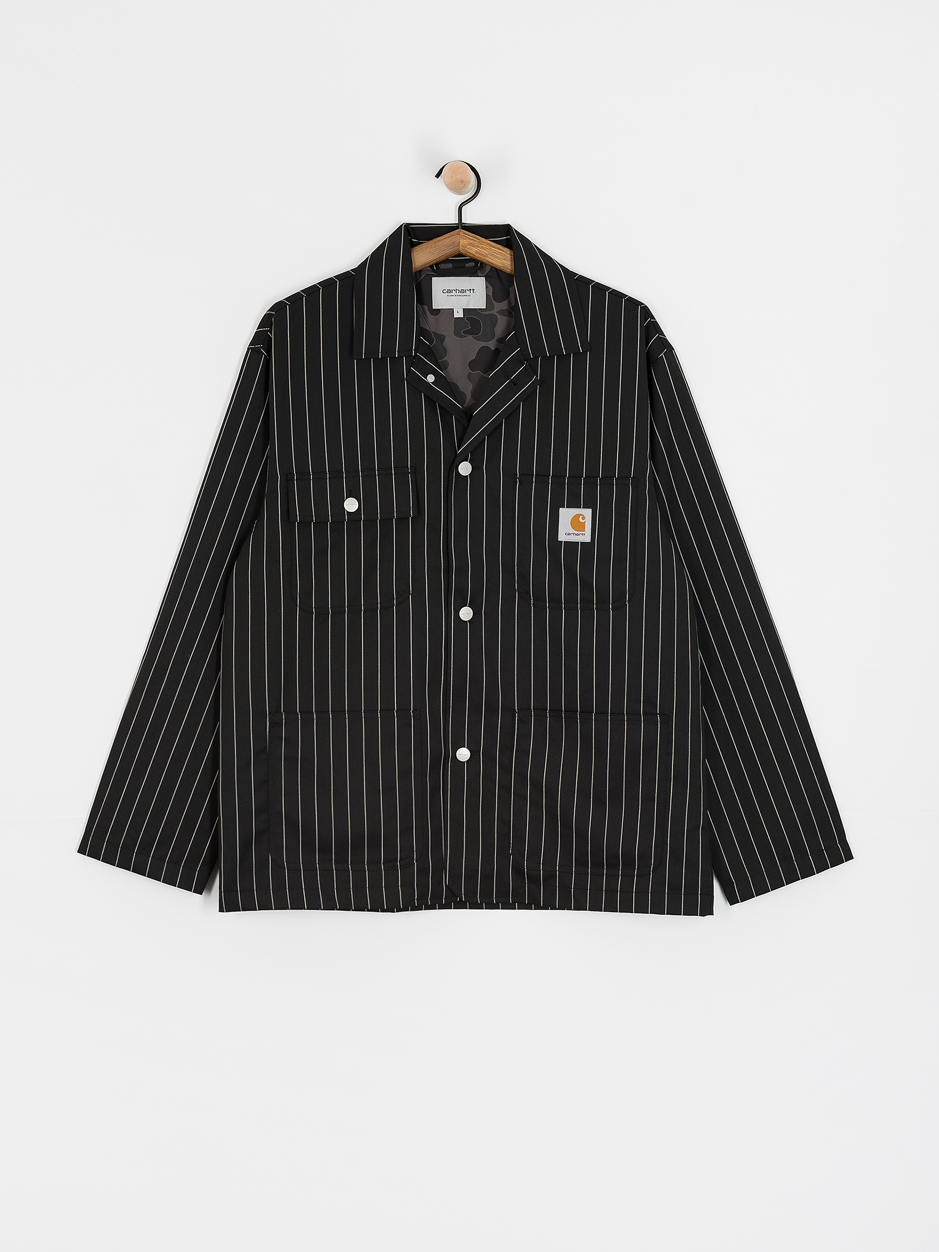 Carhartt WIP Jacke Seaton Blazer (seaton stripe black)