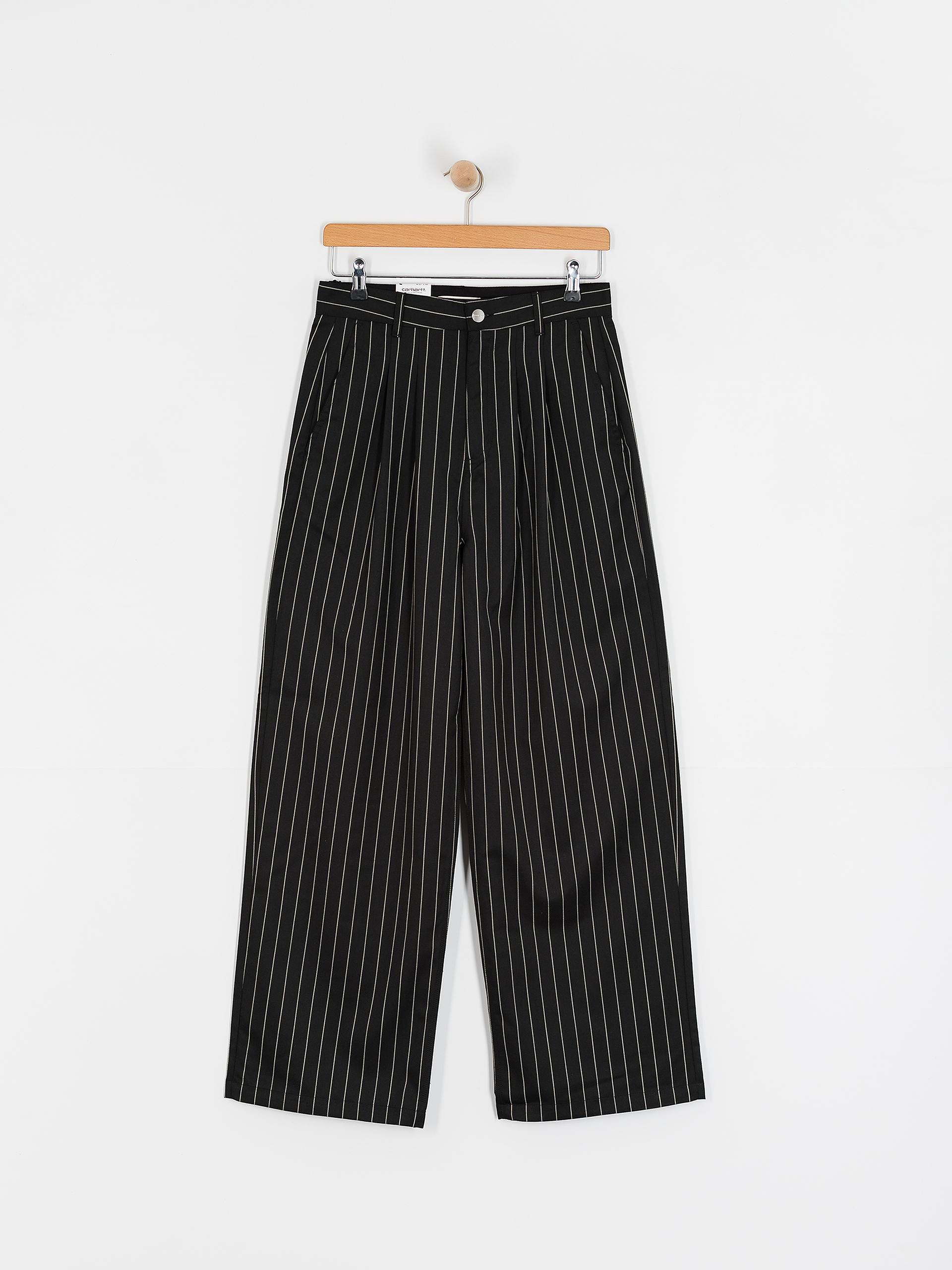 Carhartt WIP Seaton Wmn Pants - black (seaton stripe black)