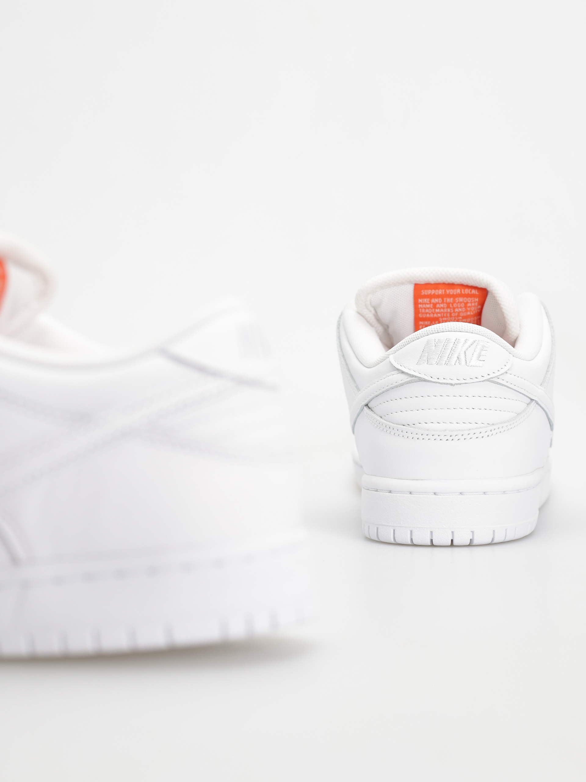 Nike SB Dunk Low Pro Shoes (white/white white white)