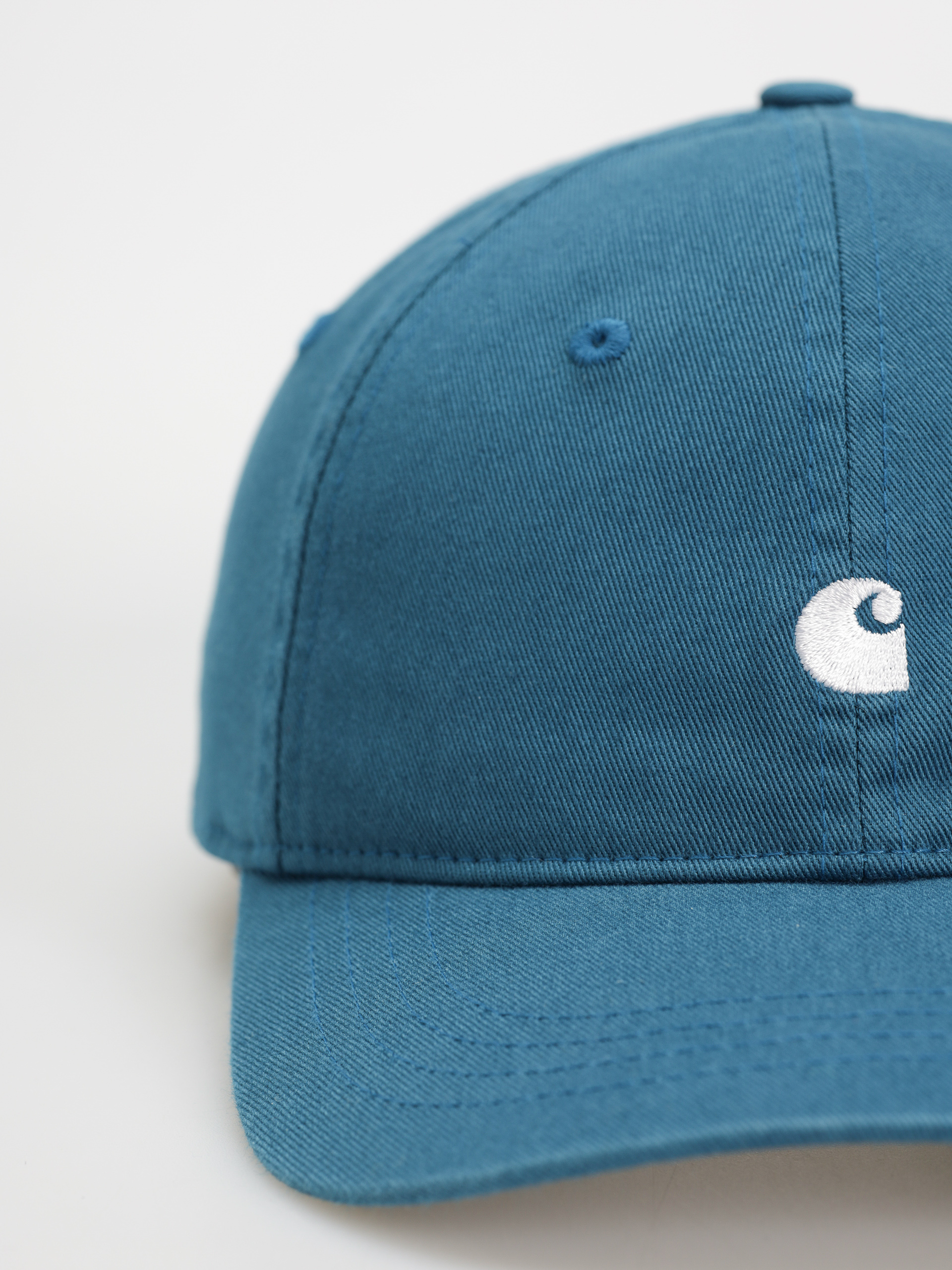 Carhartt WIP Cap Madison Logo - blue (malachite/white)