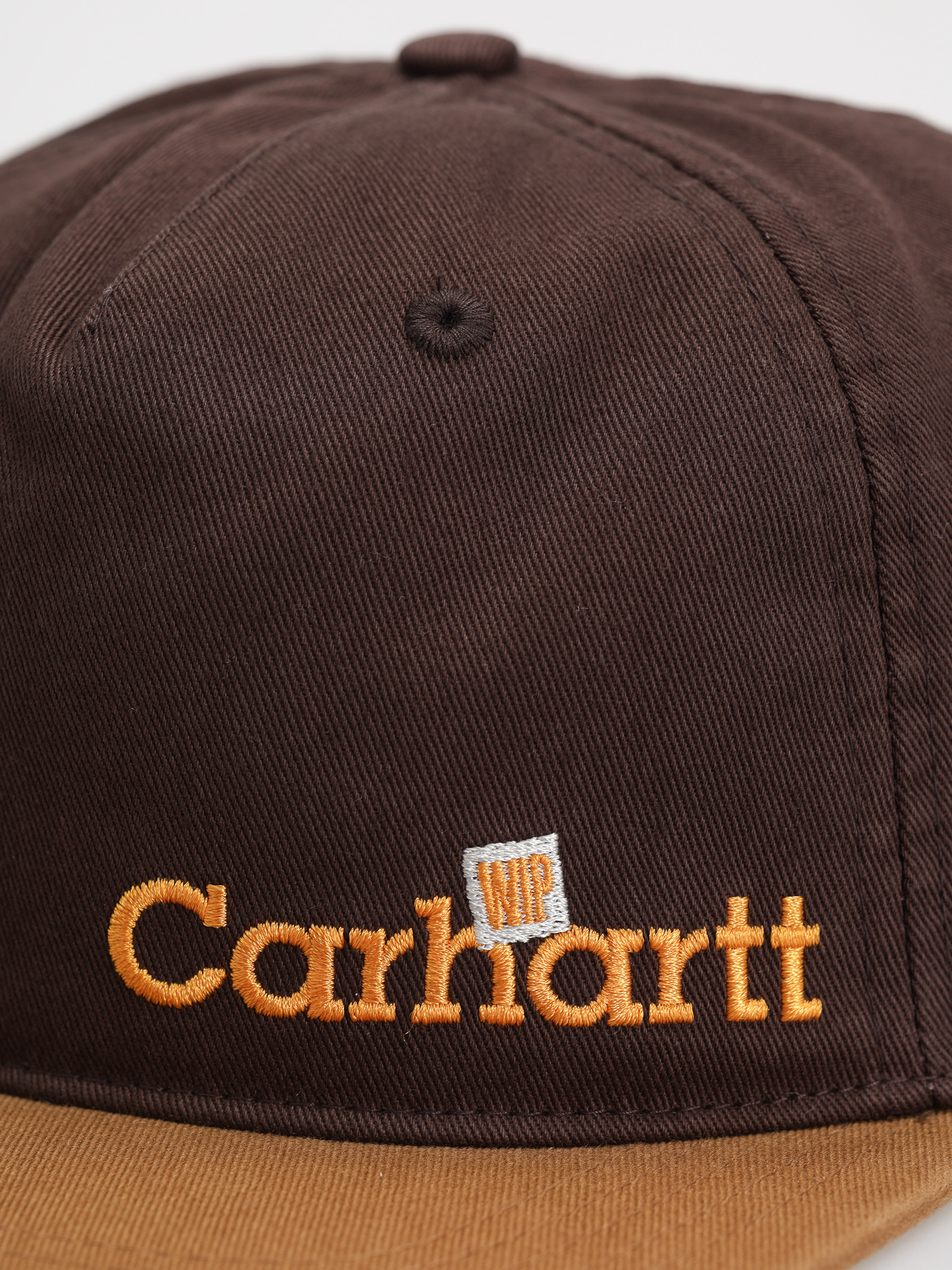 Carhartt WIP Cap Label Script Coach - brown, beige (brown)