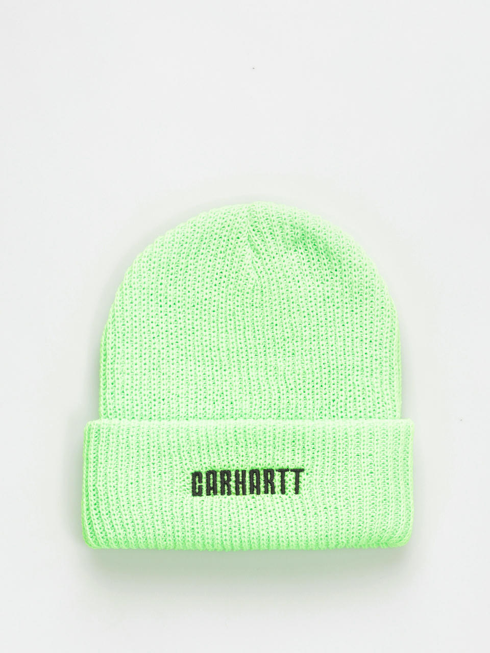 Carhartt WIP Beanie Industry (lumo green/black)