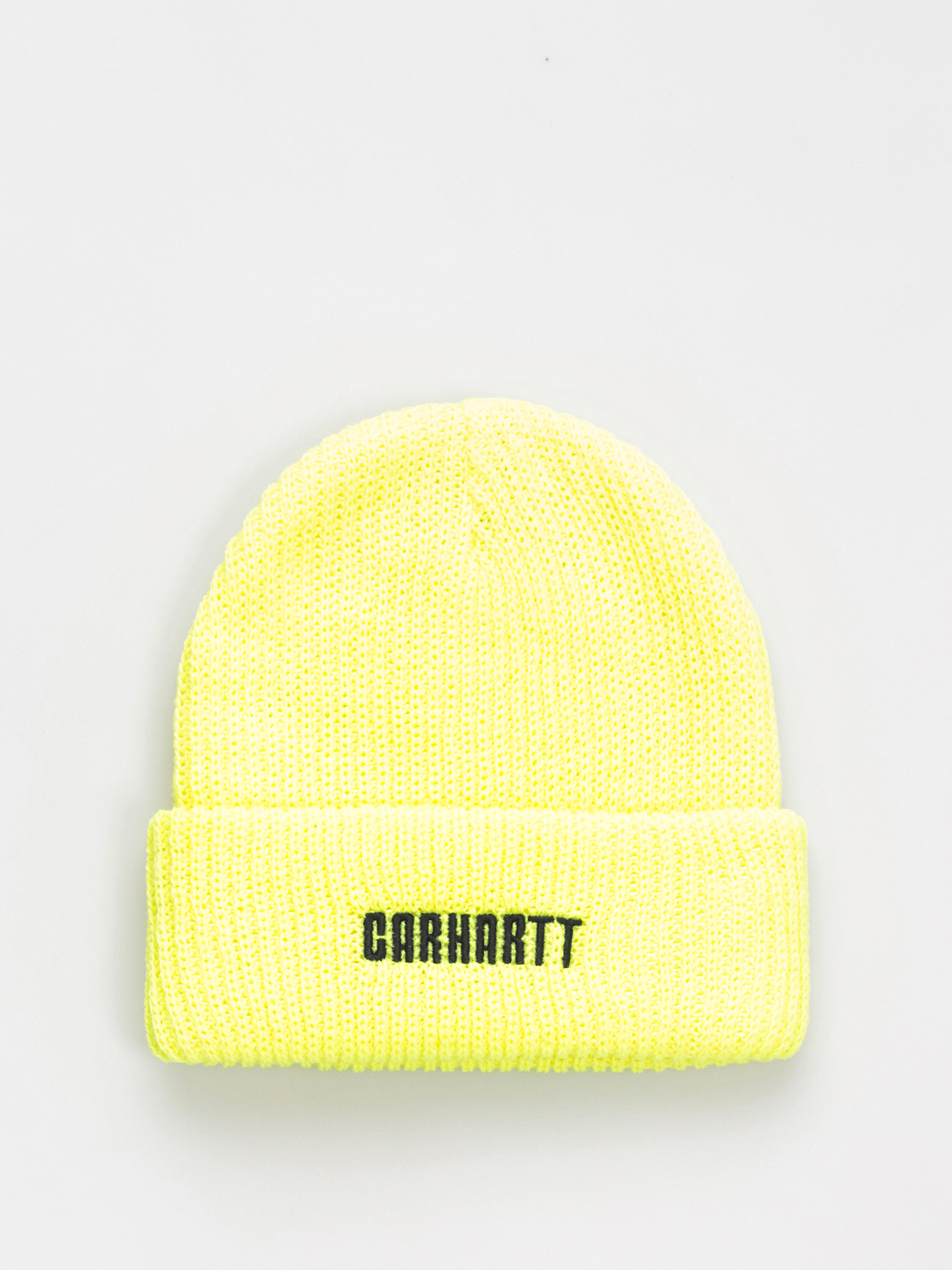 Carhartt WIP Beanie Industry (lumo yellow/black)