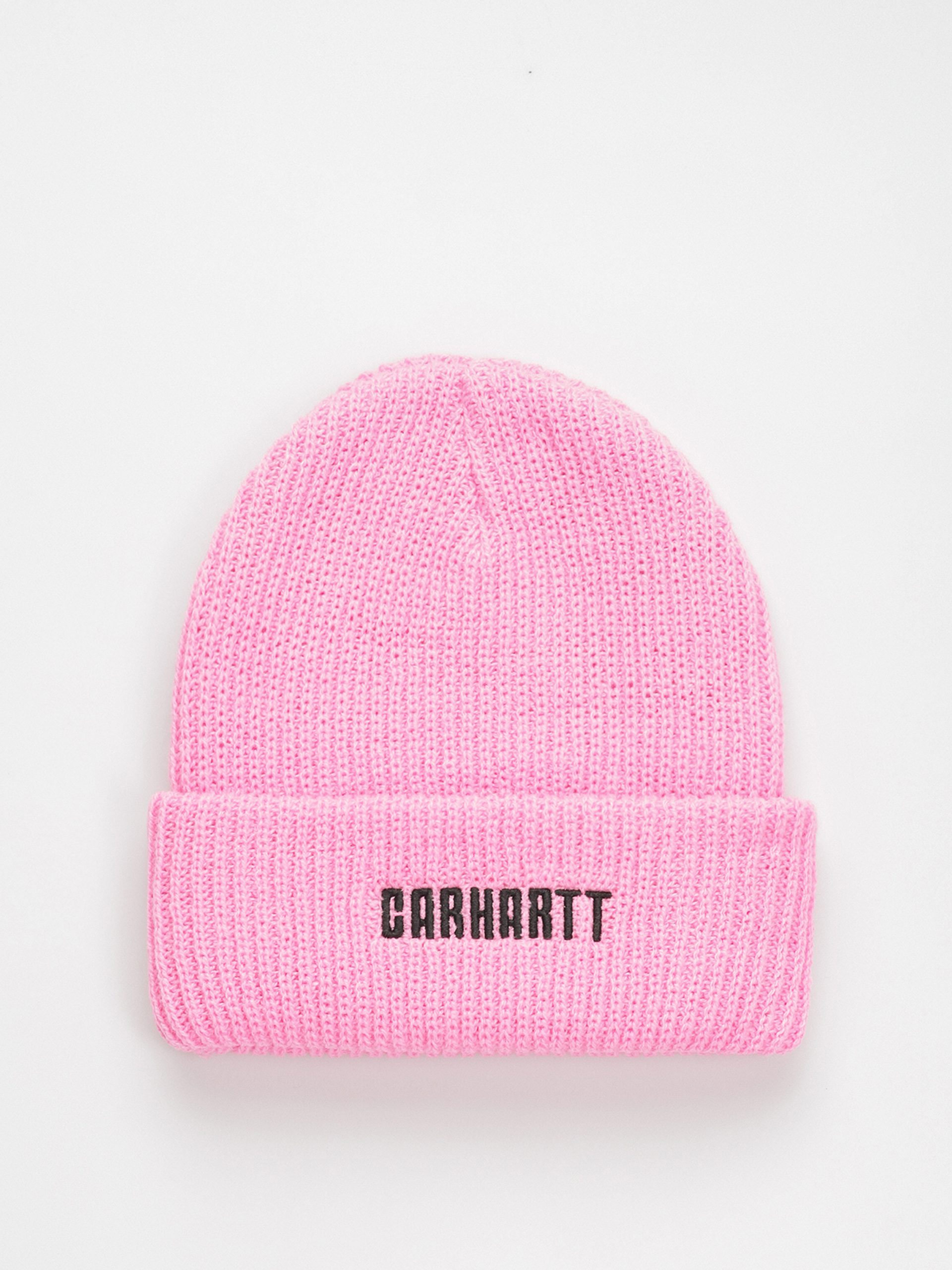 Carhartt WIP Beanie Industry (lumo pink/black)