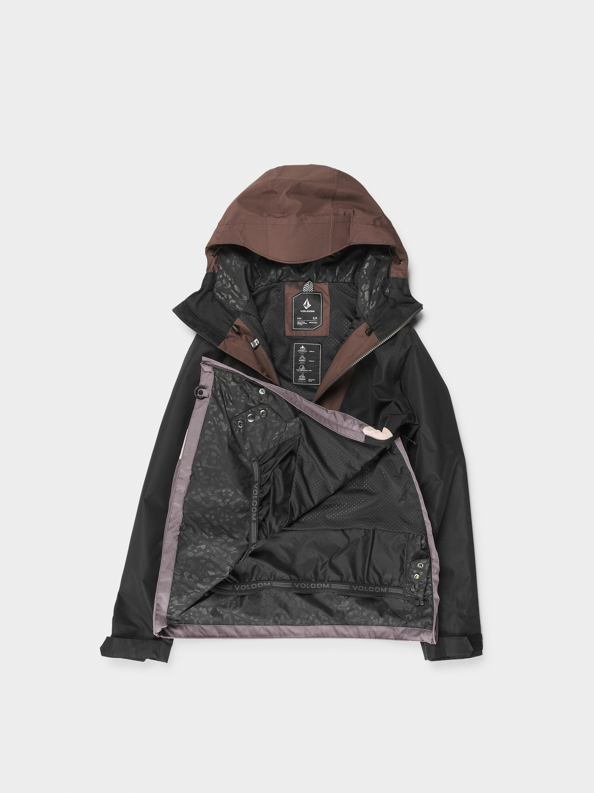 Damen Volcom Snowboard Jacke Ashfield Pullover (dusty lavender)