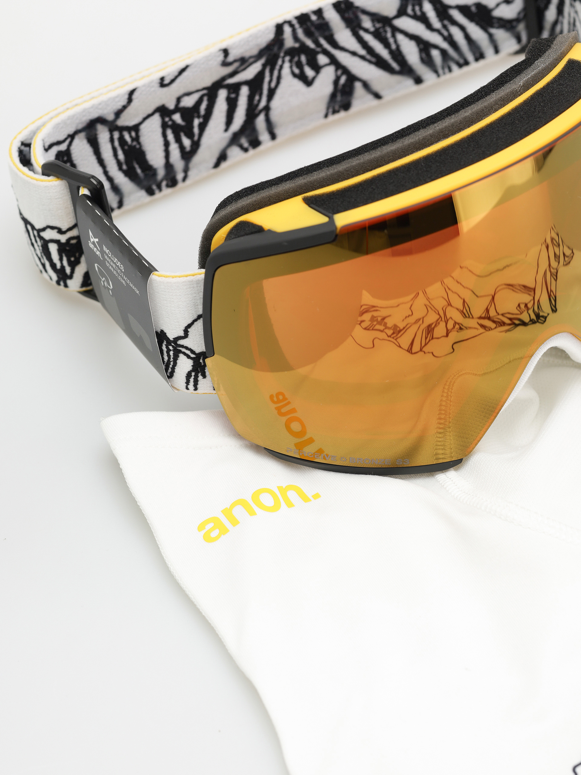 Anon M5 Goggles - white (jumbo/perceive sunny bronze