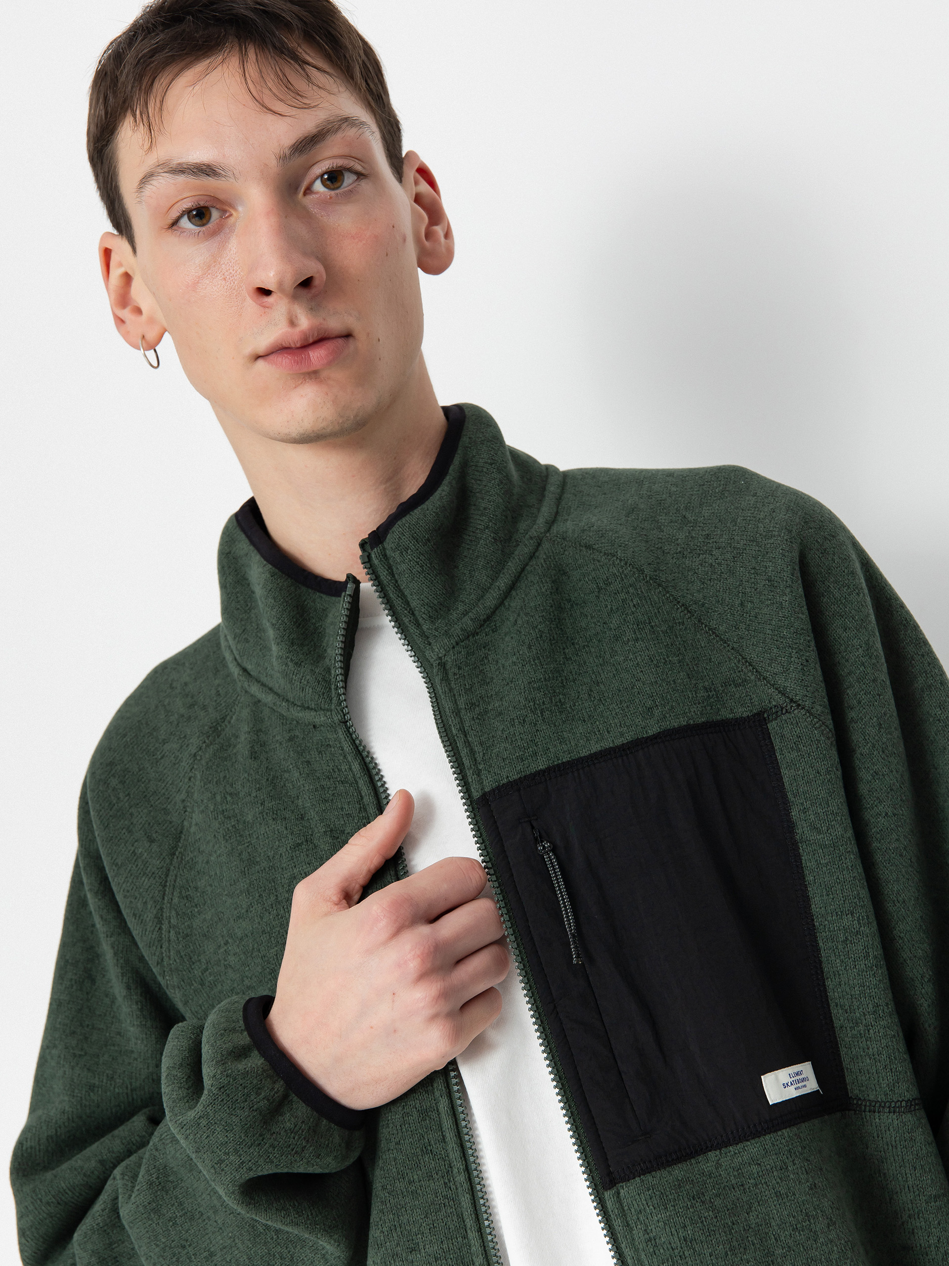 Mens Element Fleece  Sahtu Zip (deep forest)