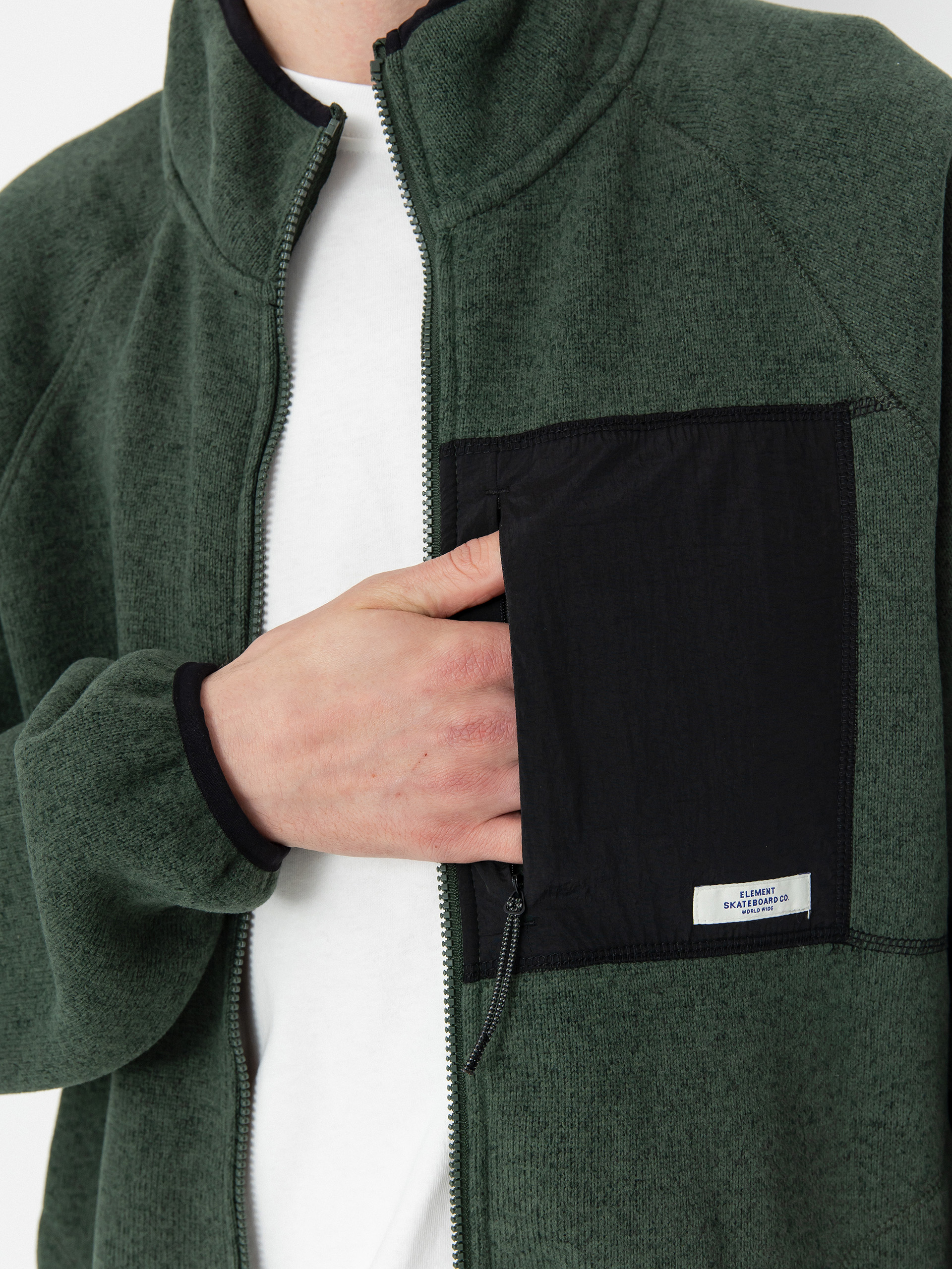 Mens Element Fleece  Sahtu Zip (deep forest)