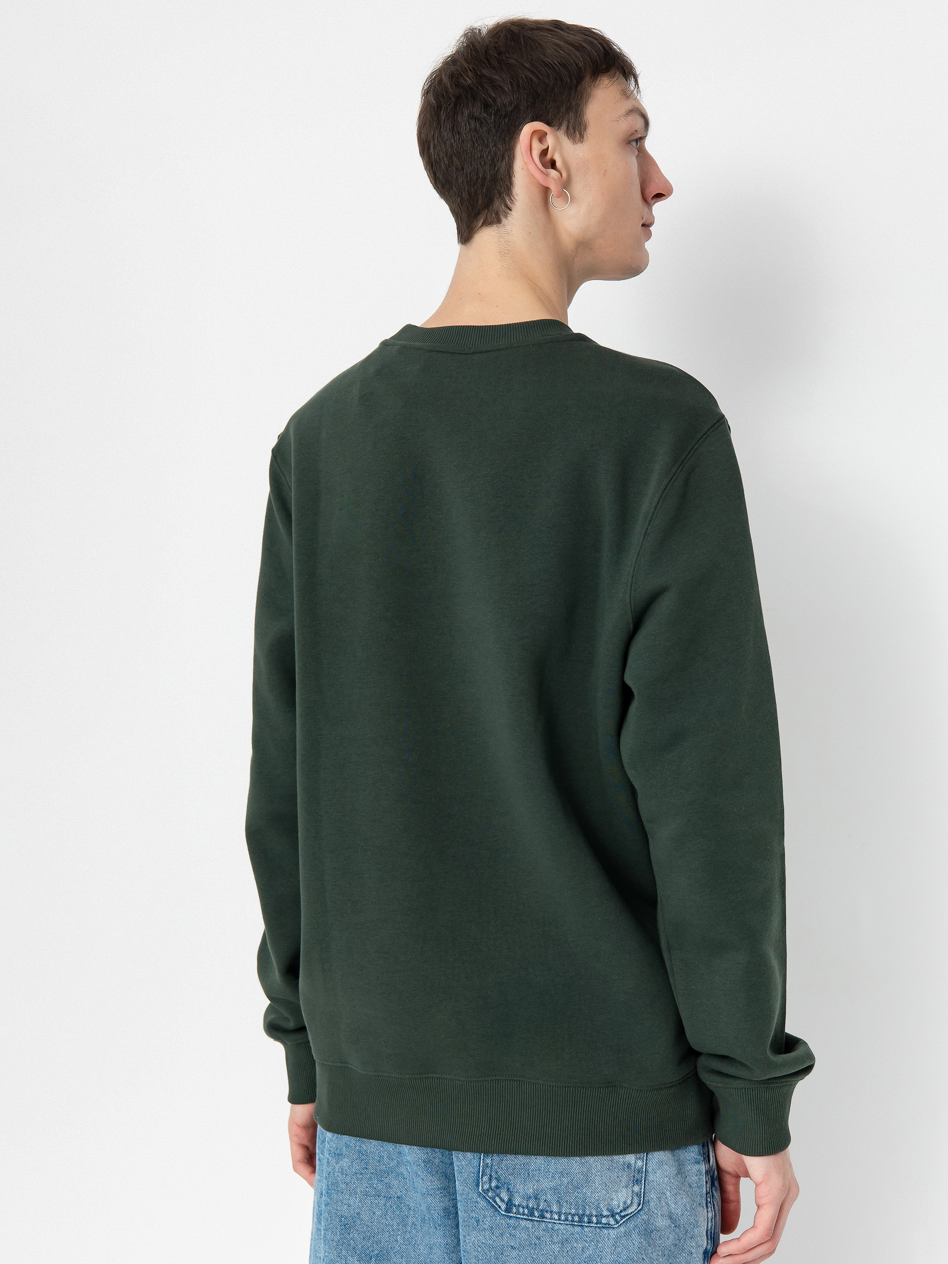 Element Flock Crew Sweatshirt (deep forest)