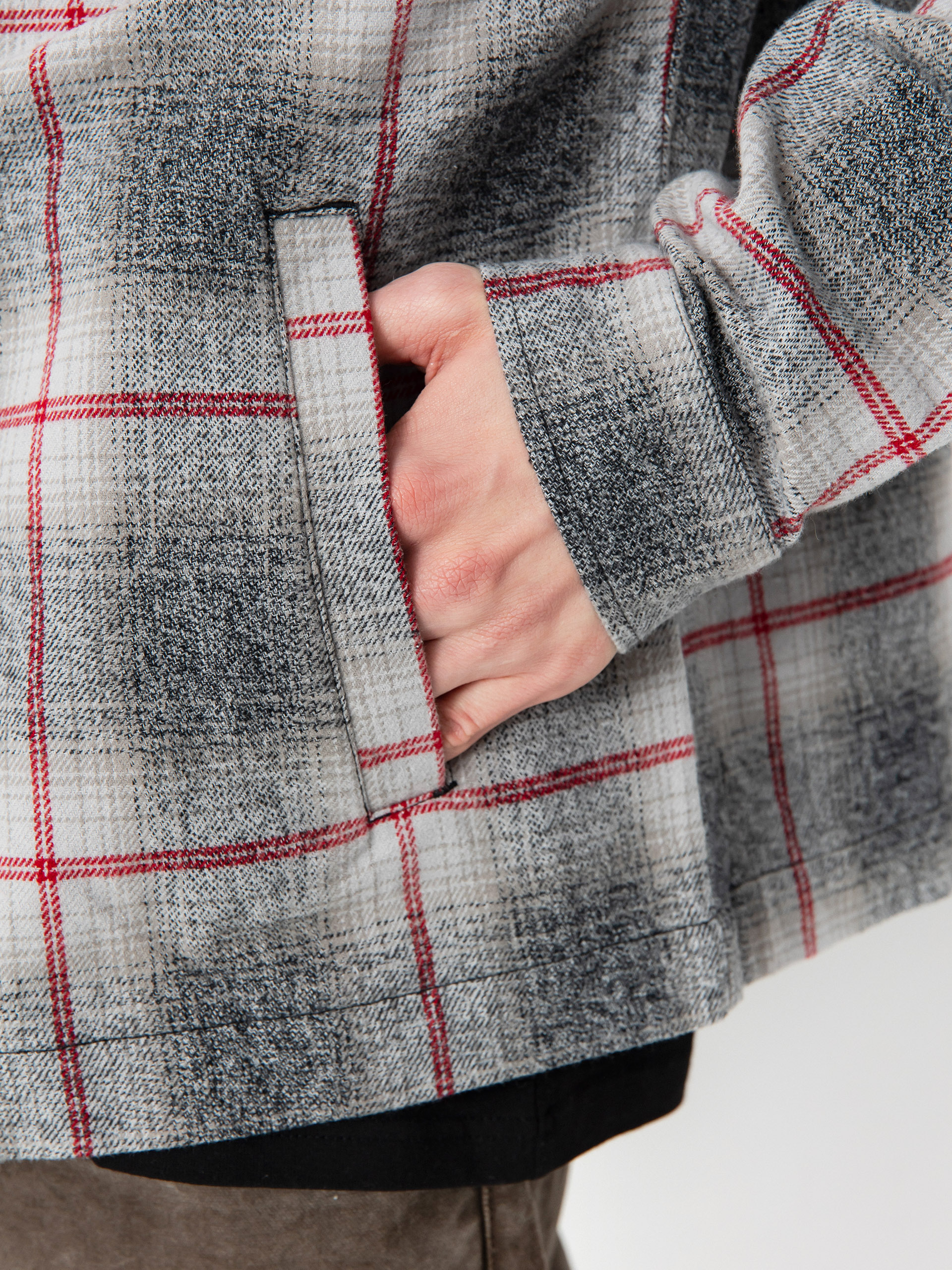 DC Shirt Mineral (lily white plaid)