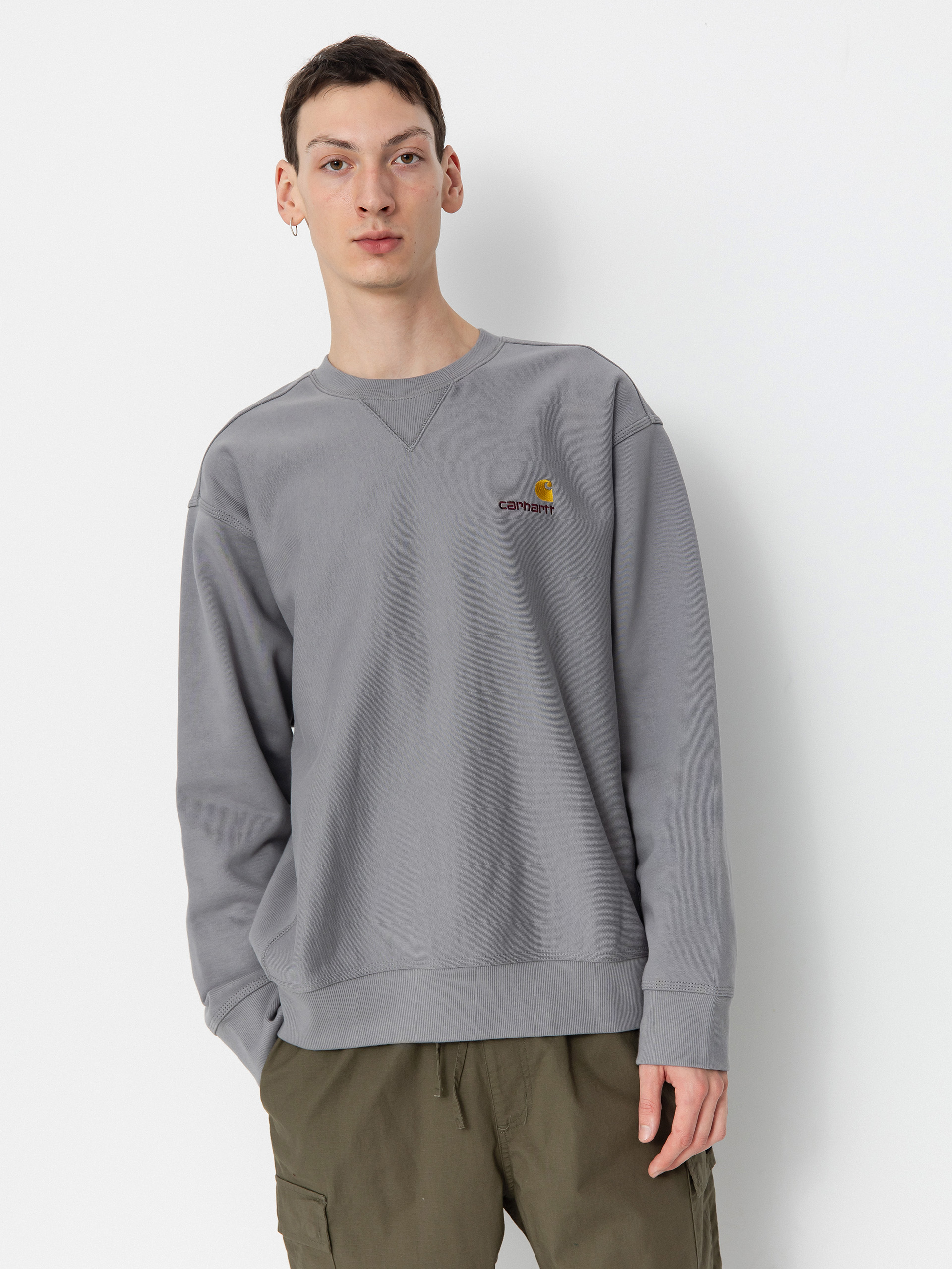 スウェット・トレーナー Carhartt Wip American Script Cotton Blend Sweatshirt Carhartt WIP American Script Sweatshirt | Black – Page