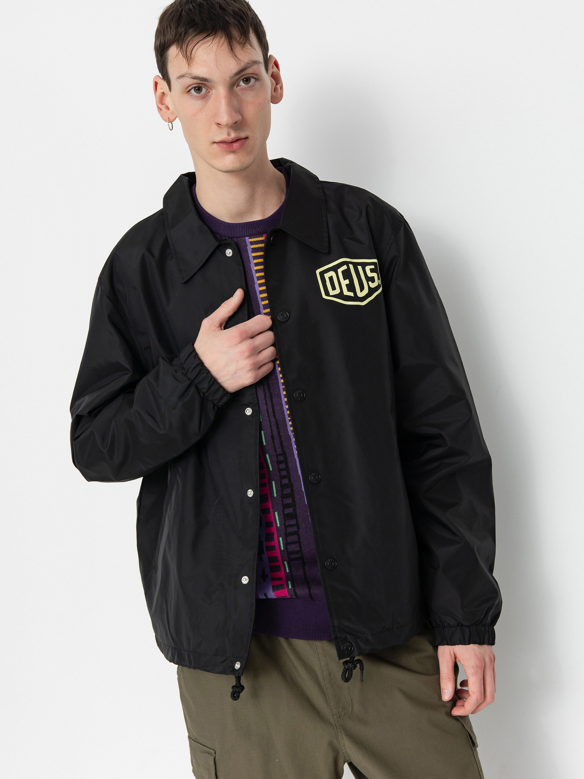 Deus Ex Machina Jacket Venice Coach (black)