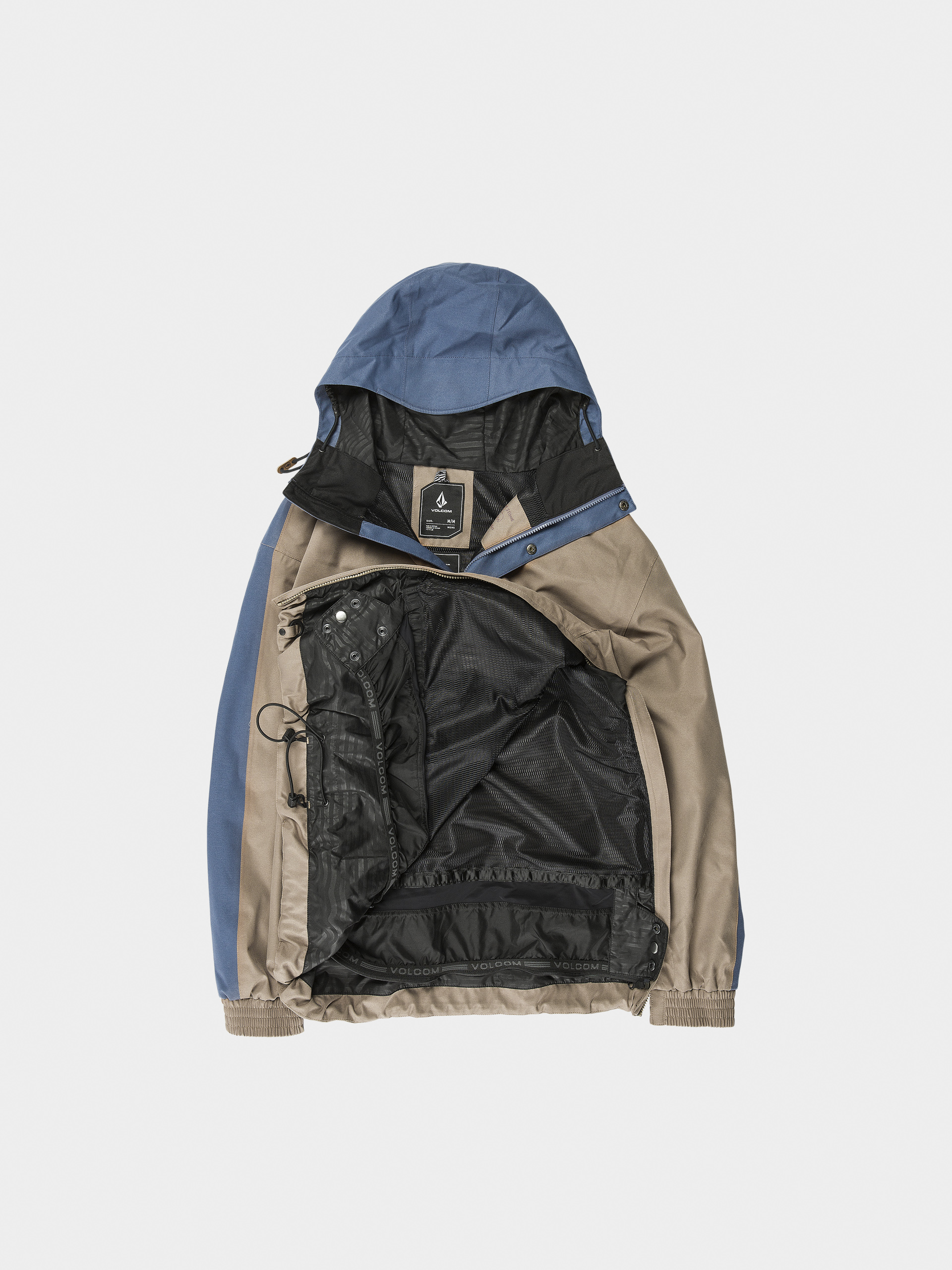 Volcom Snowboard jacket Longo 20K Pullover - grey (chestnut brown)