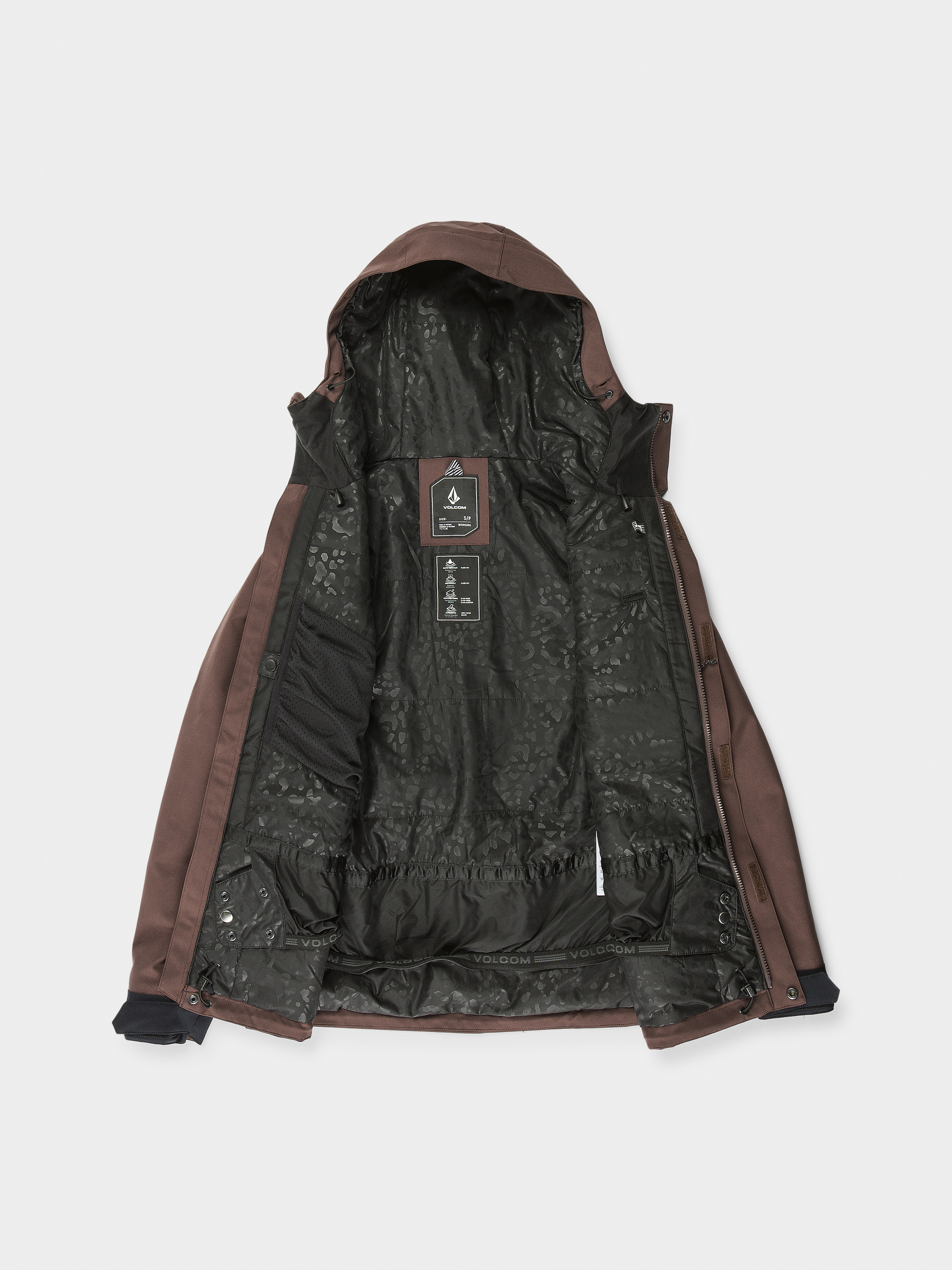 Damen Volcom Snowboard Jacke Stoney Shadow Ins (mahogany)