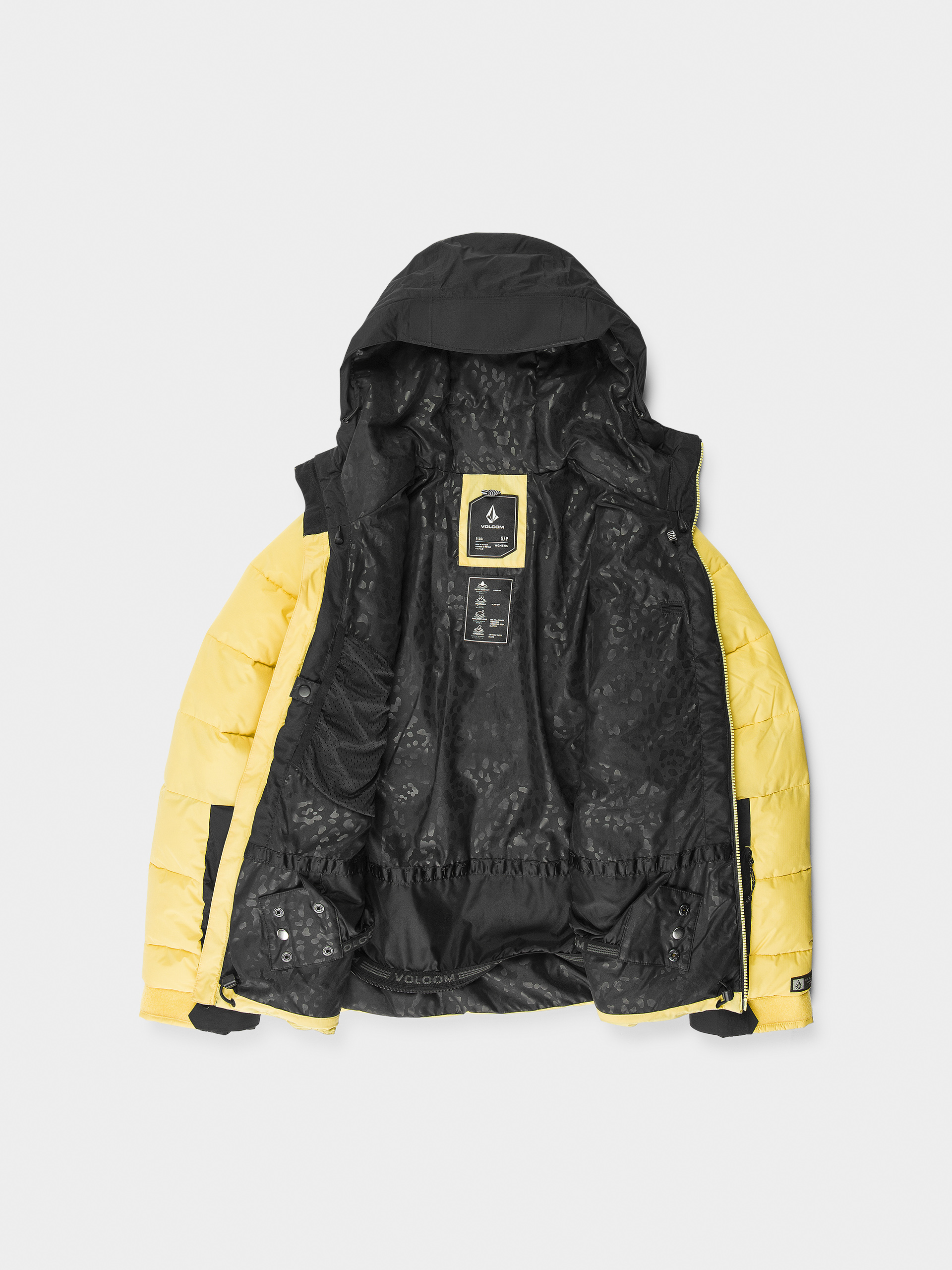 Damen Volcom Snowboard Jacke Puffleup (dark yellow)
