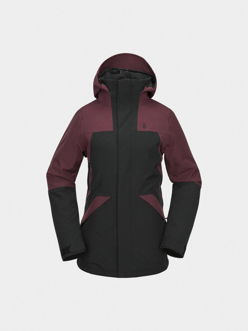 Damen Volcom Snowboard Jacke Shelter 3D Stretch (burgundy)