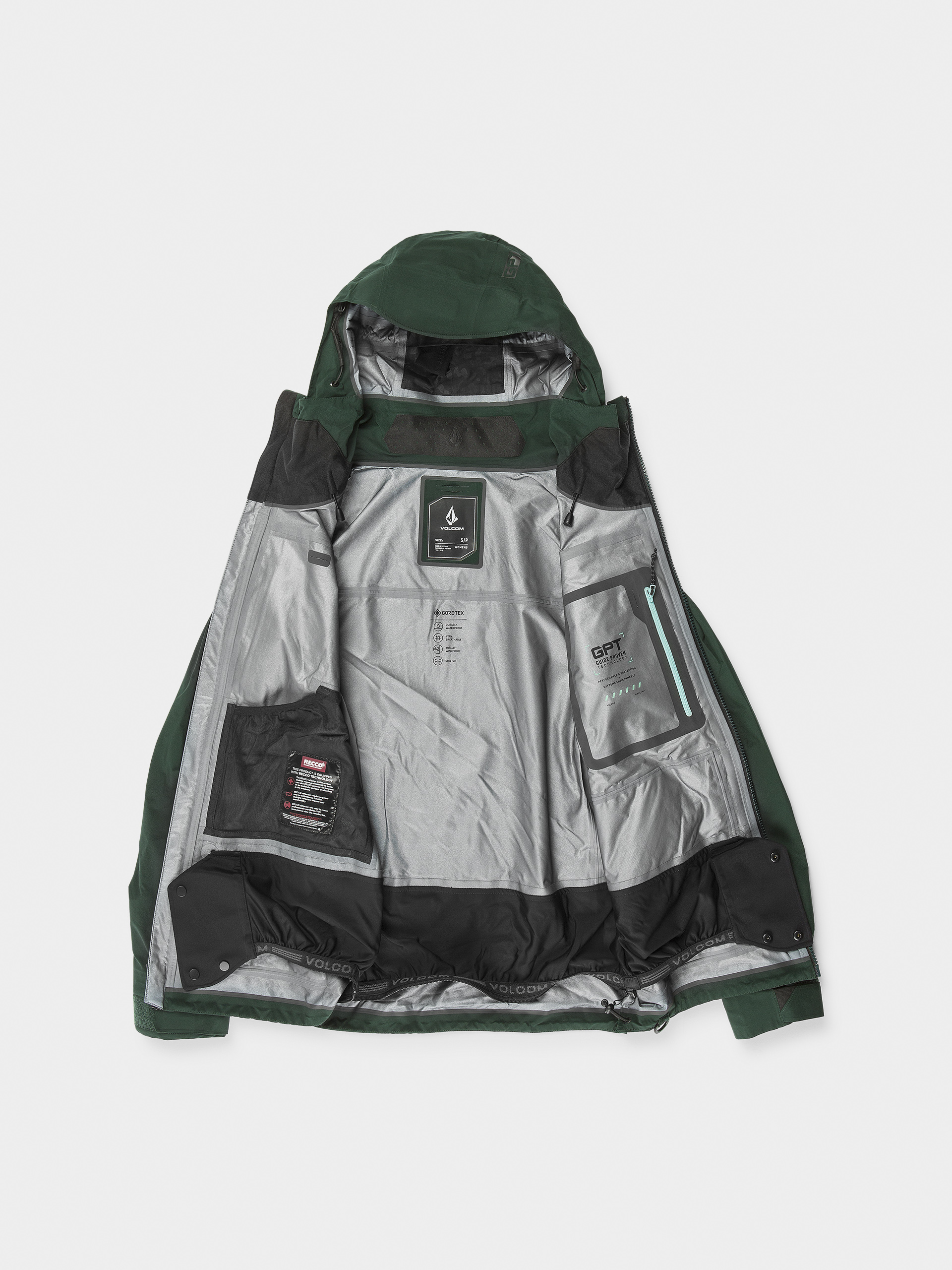 Damen Volcom Snowboard Jacke Vs 3L Stretch Gore (scarab)