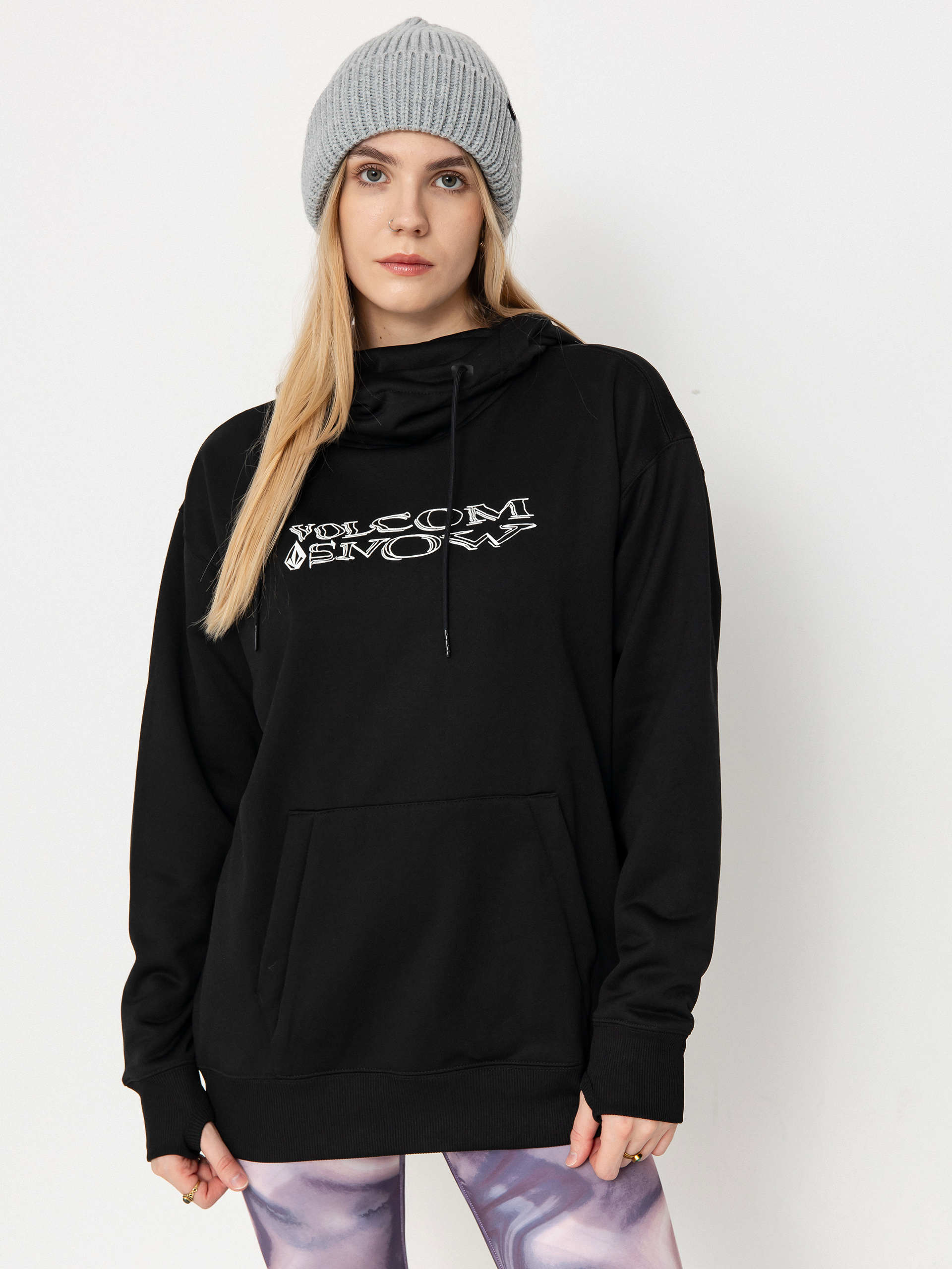 Damen Volcom Riding Hydro HD Aktives Sweatshirt (black)