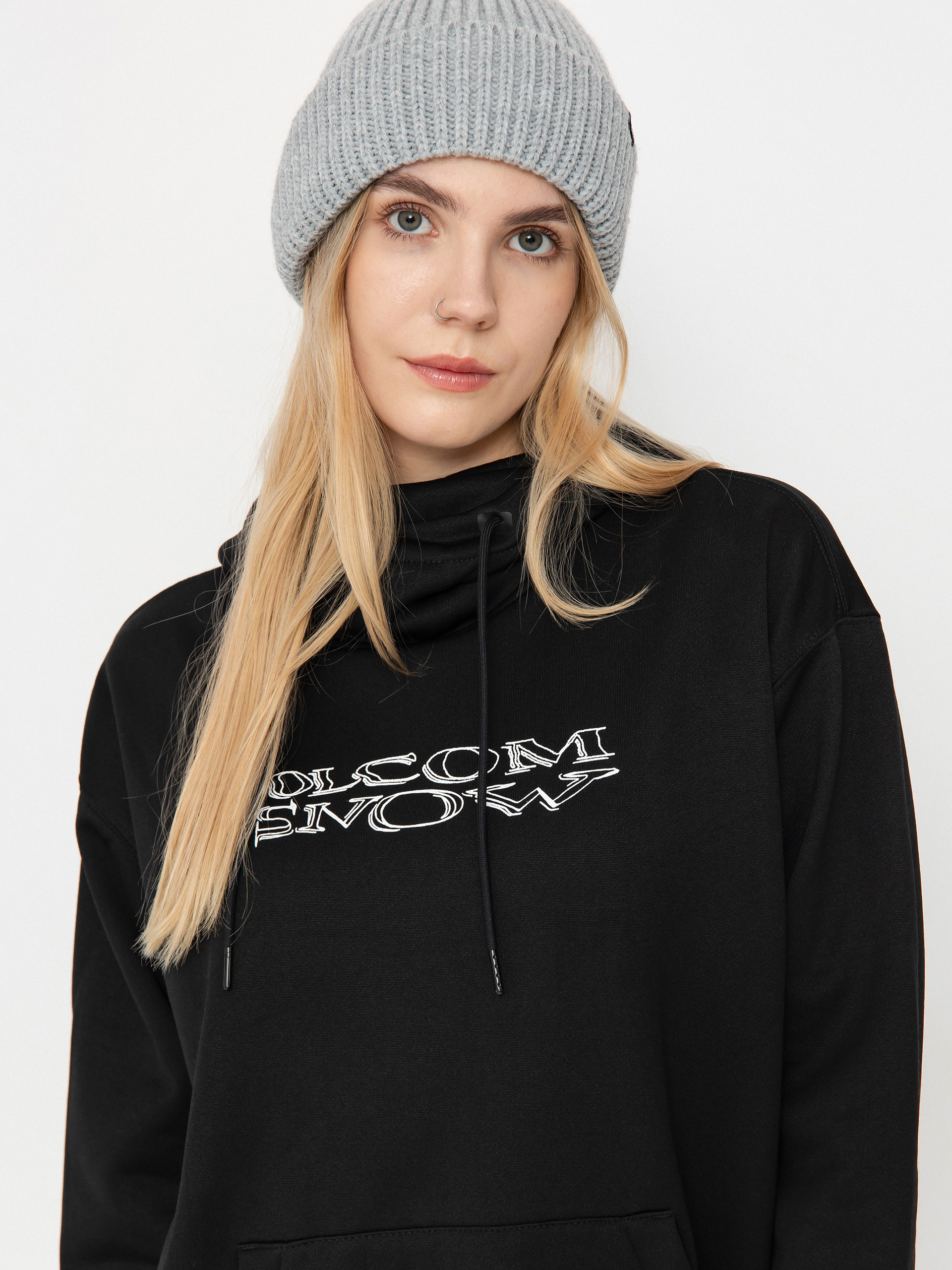 Damen Volcom Riding Hydro HD Aktives Sweatshirt (black)