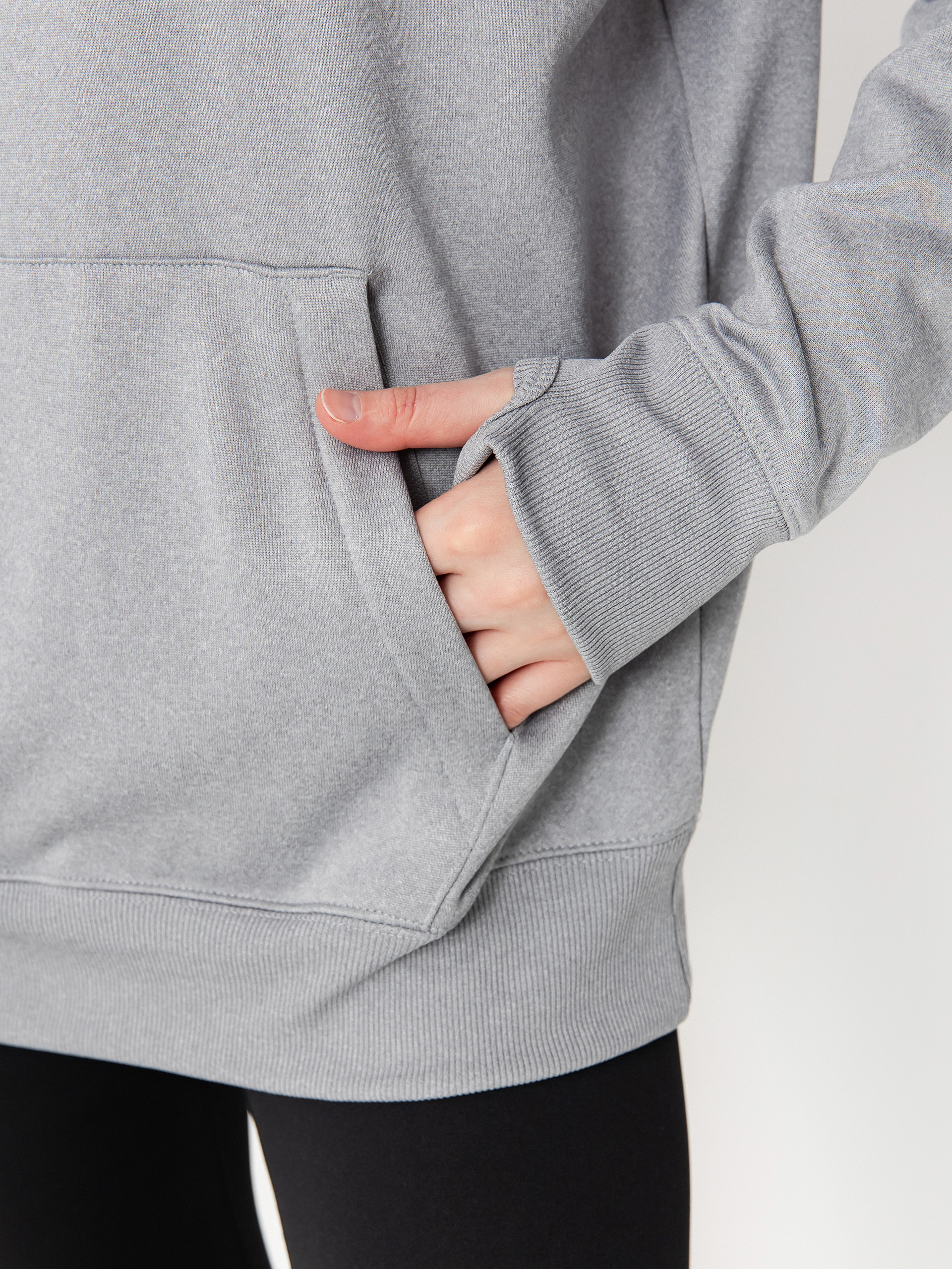 Womens Volcom Riding Hydro HD Active sweatshirt (heather grey)