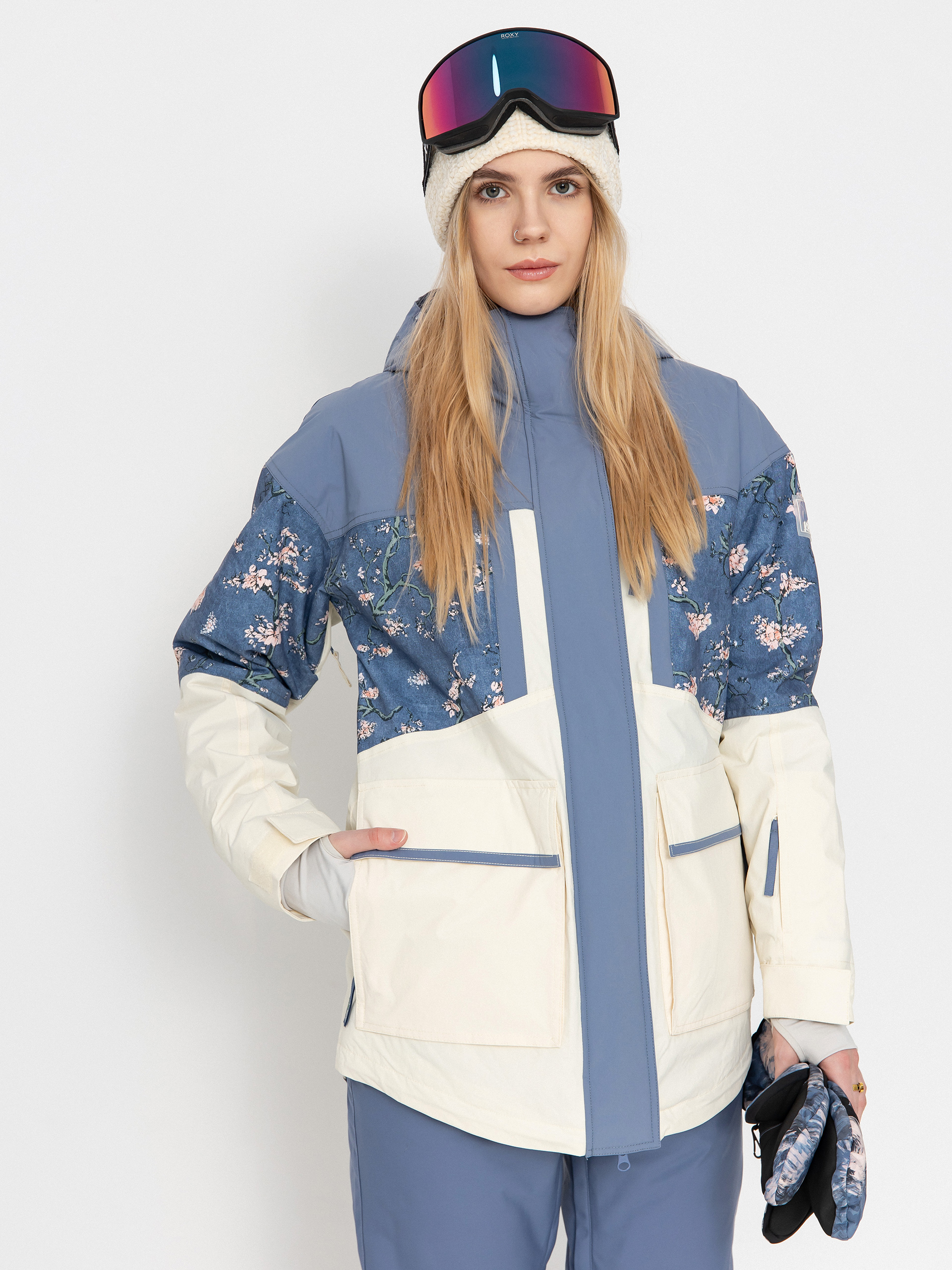 Damen Roxy Chloe Kim Parka Snowboard jacke (chloe blossom)