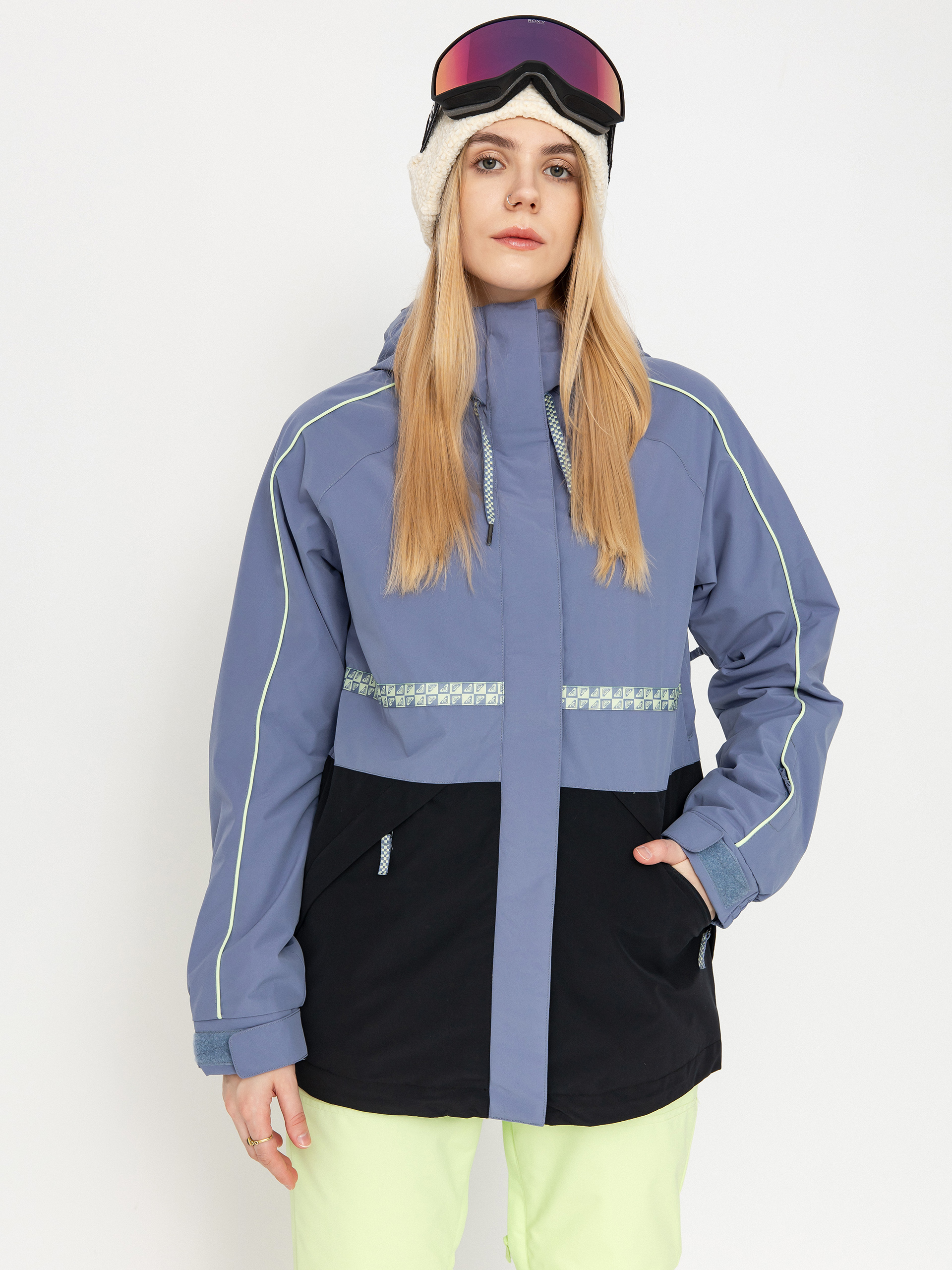 Damen Roxy Snowboard Jacke Highridge Hoodie (wild wind)