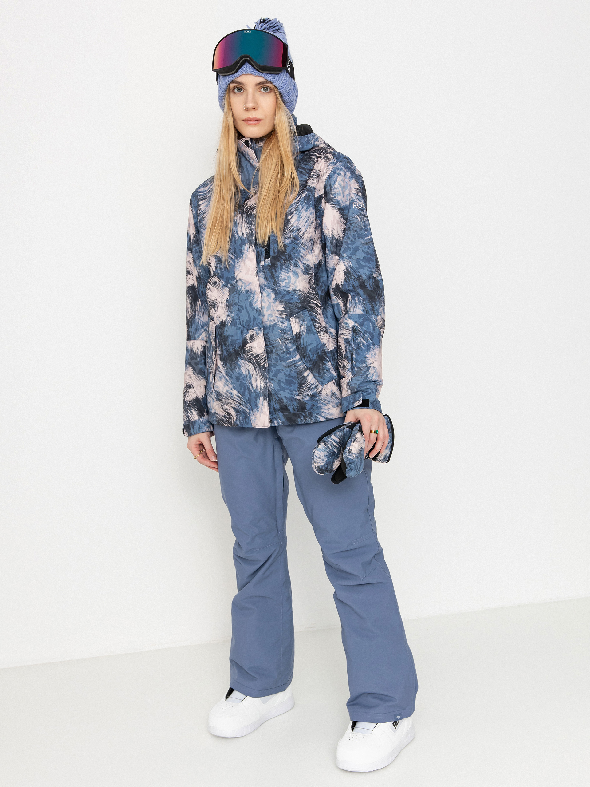送料無料 新品 ROXY JETTY JACKET M (USサイズ S) Roxy Jetty Wmn Snowboard jacket - multicolor (darknight)