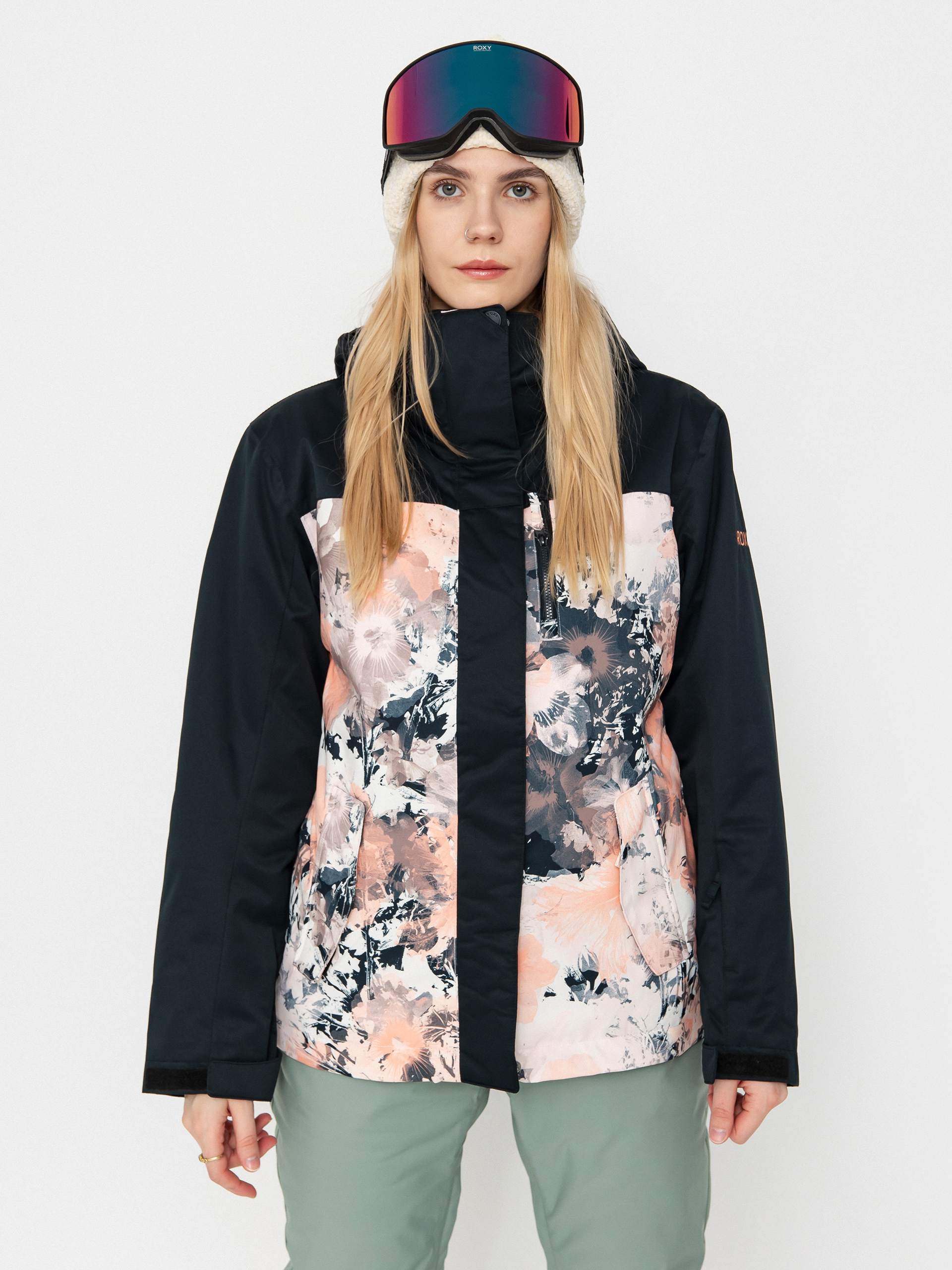 Damen Roxy Snowboard Jacke Jetty Block (dreamy picture)