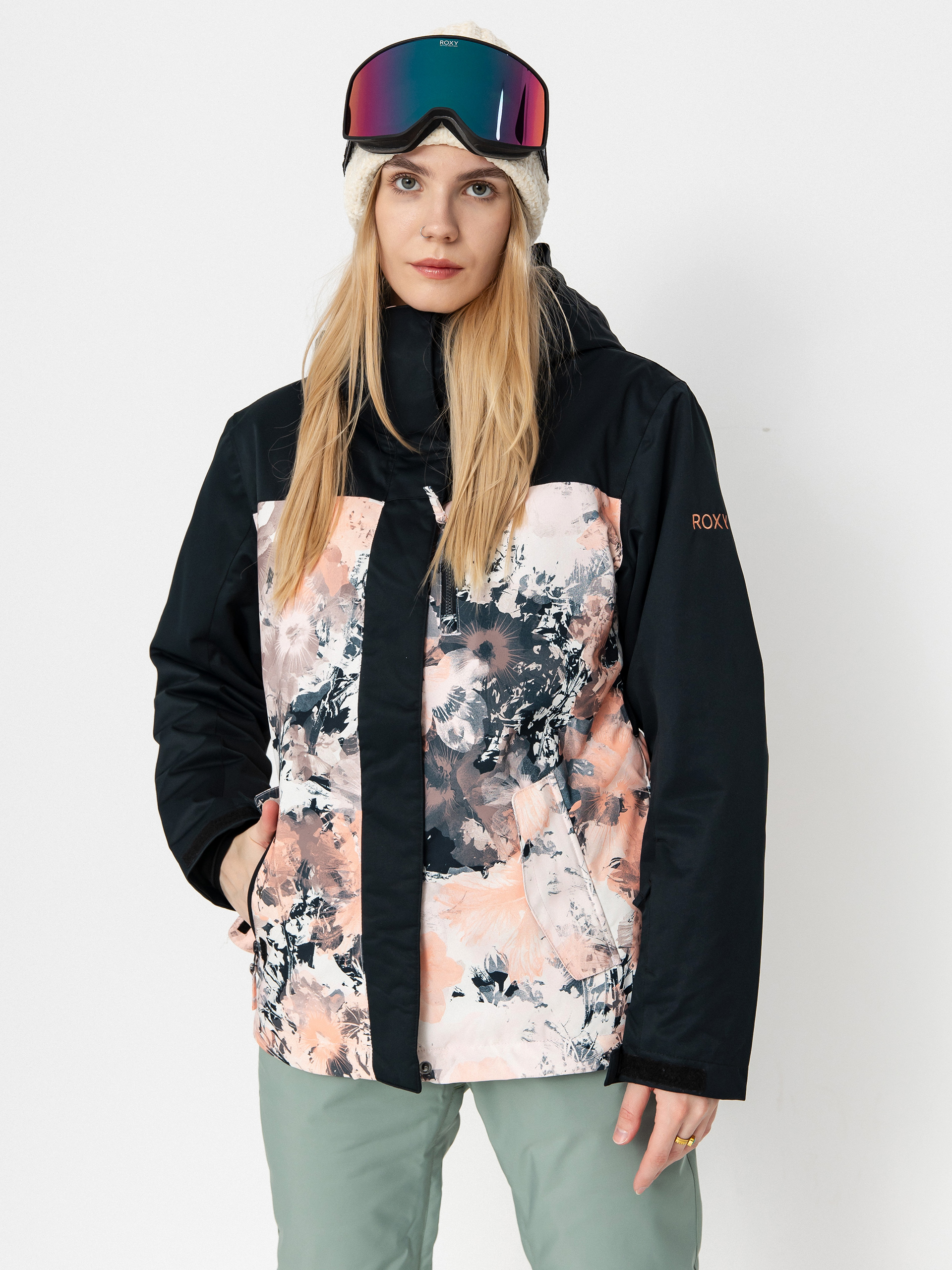 Damen Roxy Snowboard Jacke Jetty Block (dreamy picture)