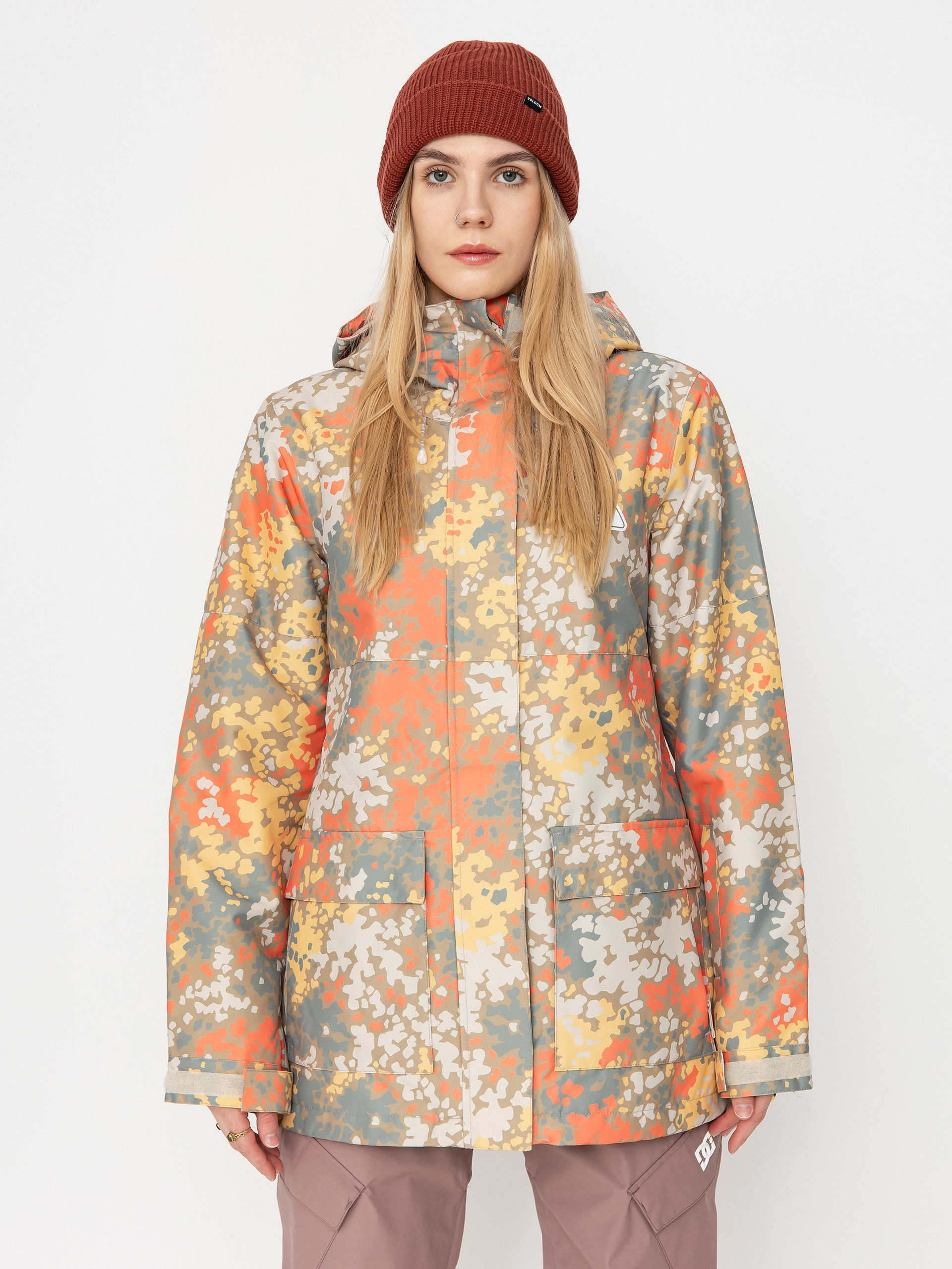 Womens DC Cruiser Snowboard jacket (fractal coral)