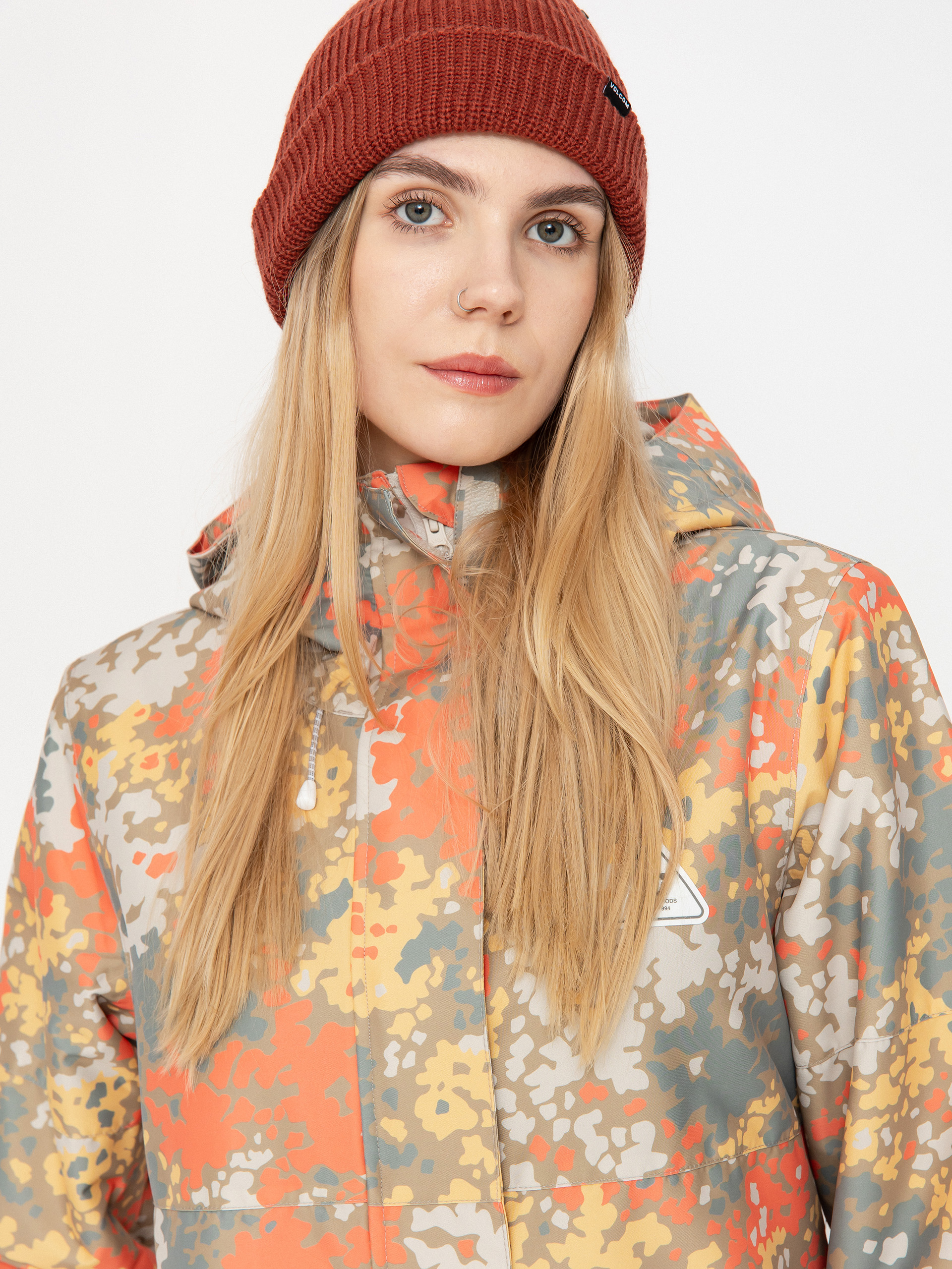 Damen DC Cruiser Snowboard Jacke (fractal coral)