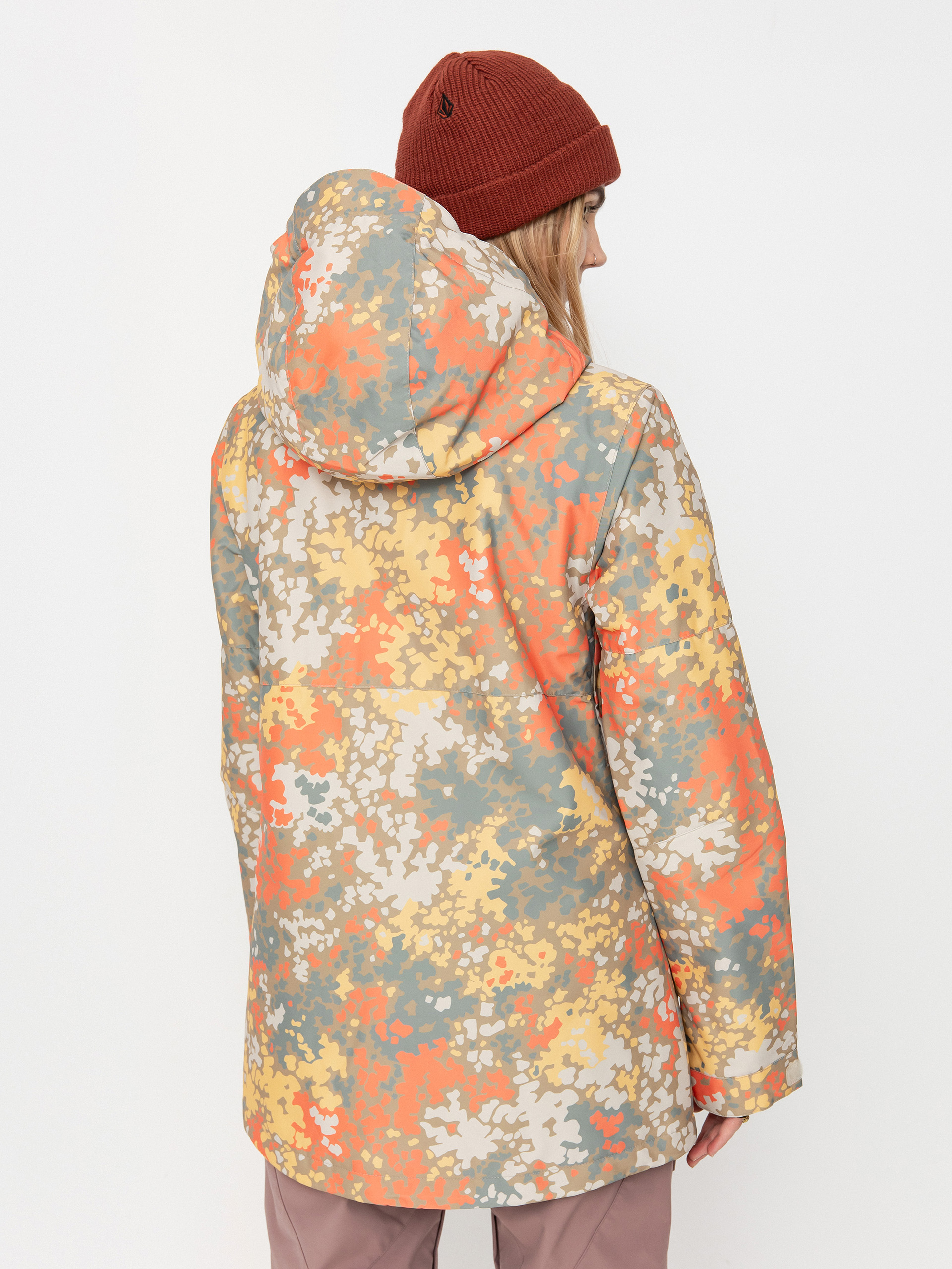 Damen DC Cruiser Snowboard Jacke (fractal coral)