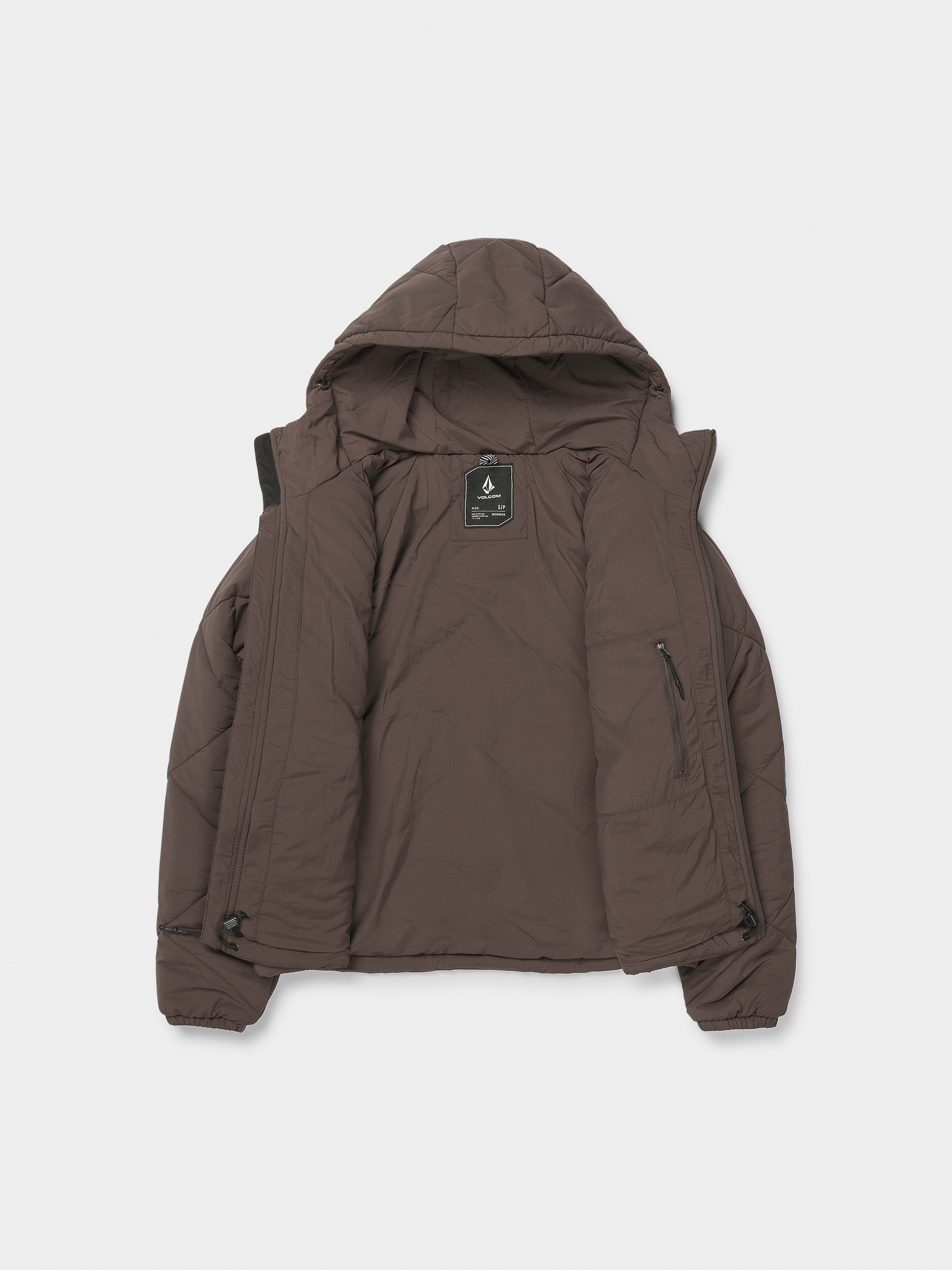 Damen Volcom Snowboard Jacke Quinn Puff (mahogany)