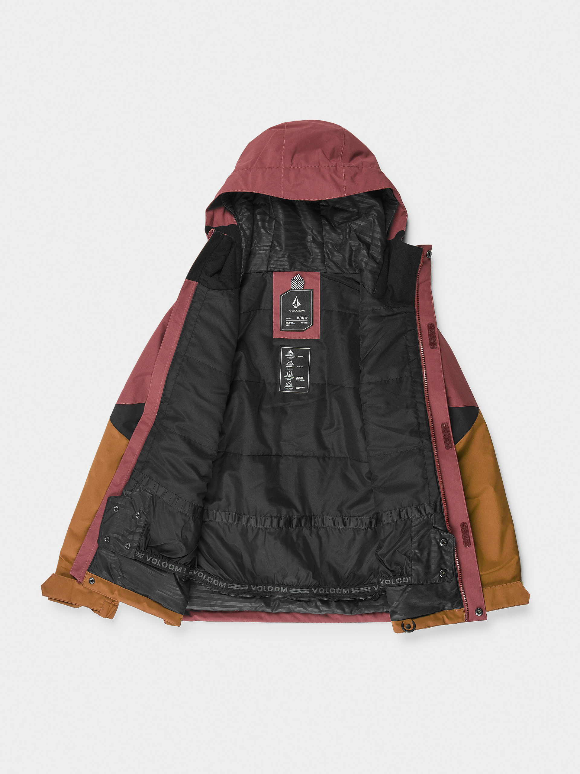 Volcom Snowboard jacket Vernon Ins JR (redwood)