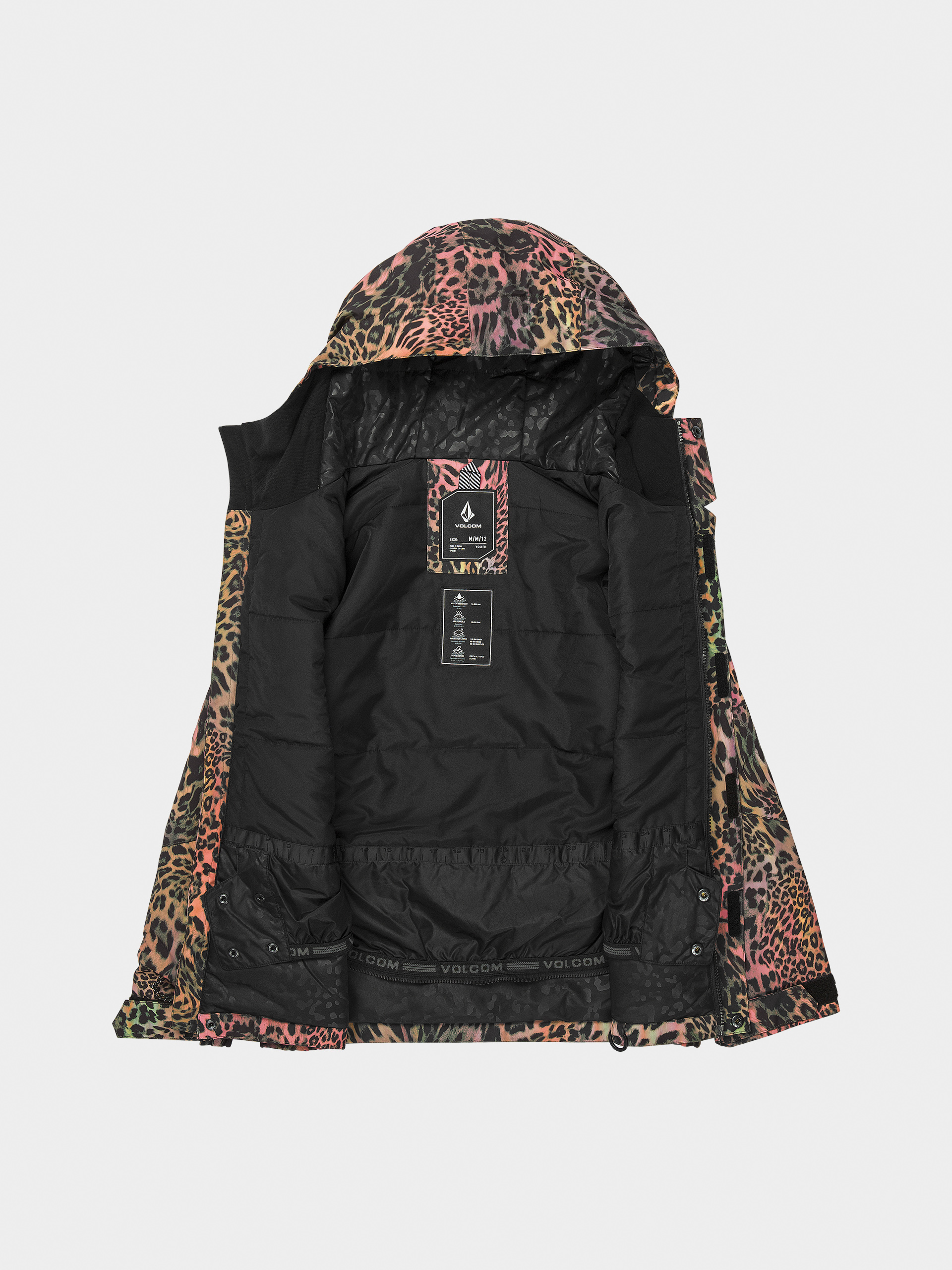 Volcom Snowboard jacket Sass'N'Fras Ins JR (acid)