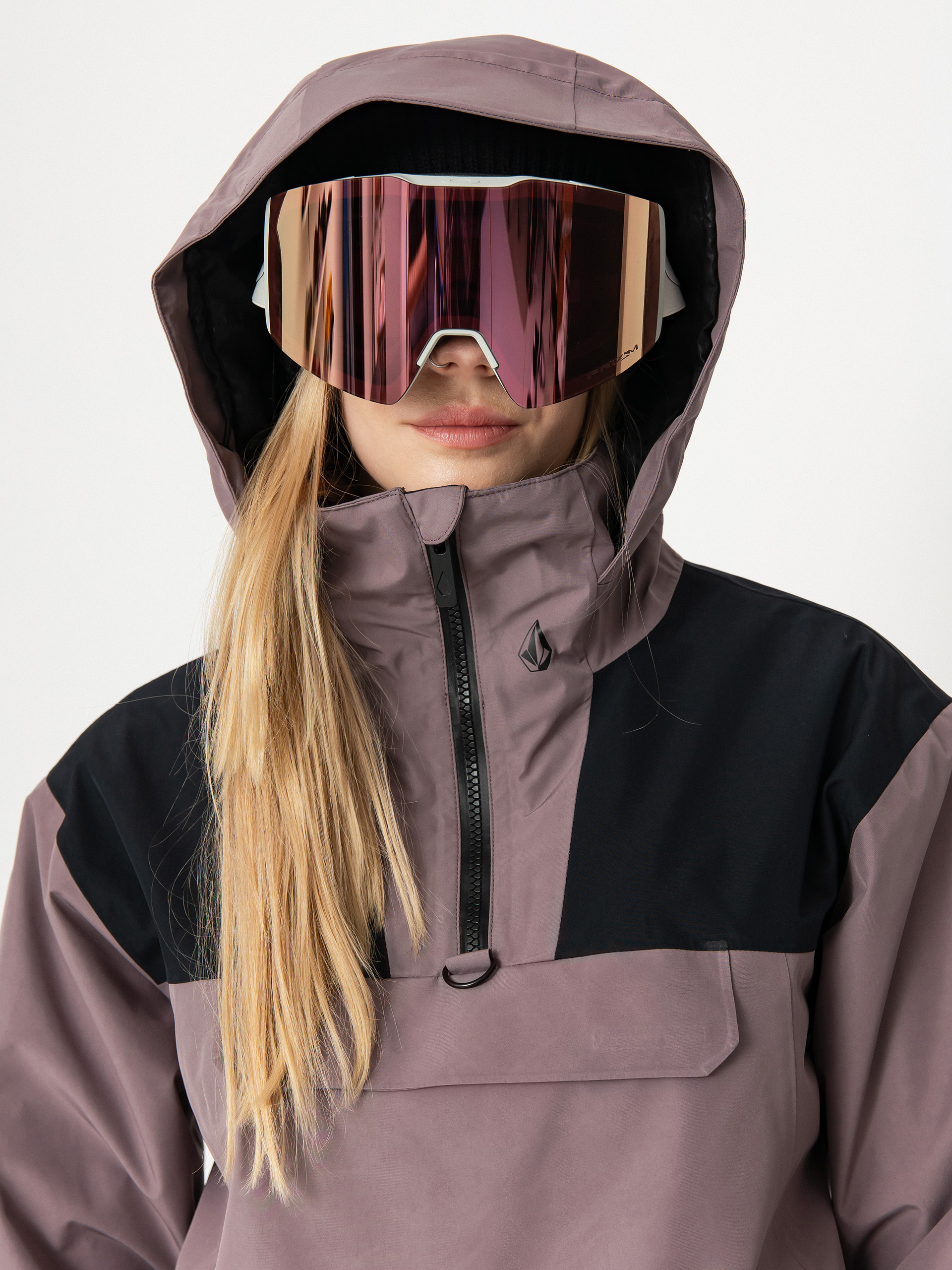 Damen Volcom Snowboard Jacke Fern Ins Gore Pullover (dusty lavender)