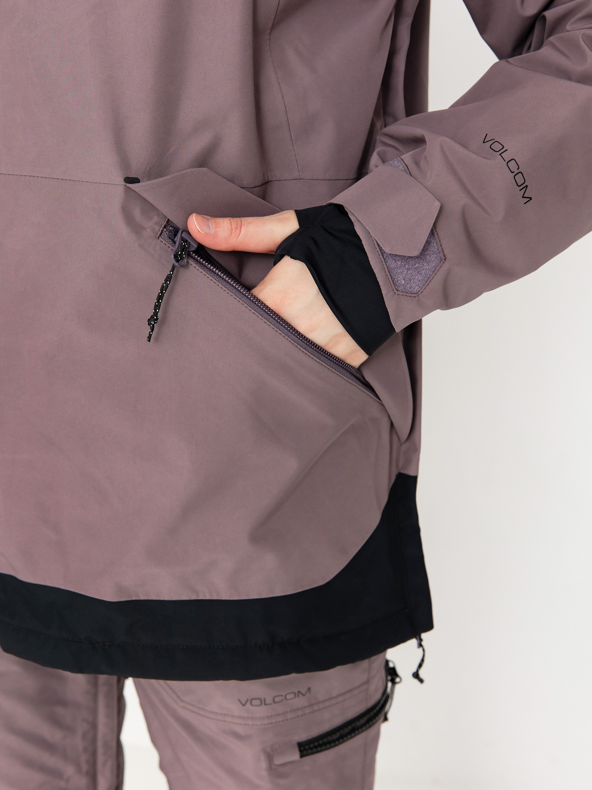 Damen Volcom Snowboard Jacke Fern Ins Gore Pullover (dusty lavender)