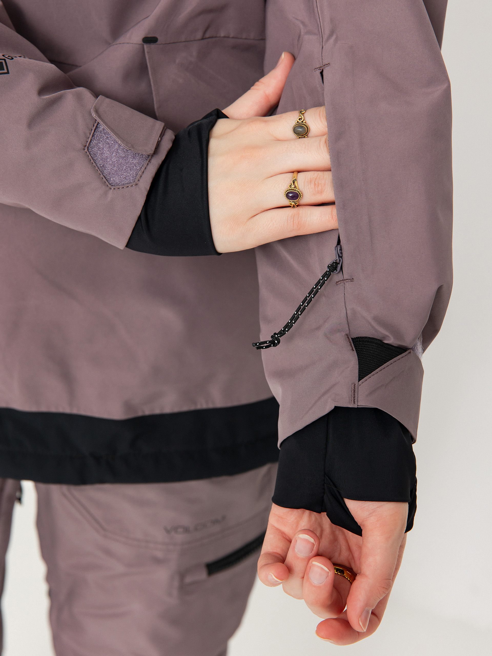 Damen Volcom Snowboard Jacke Fern Ins Gore Pullover (dusty lavender)