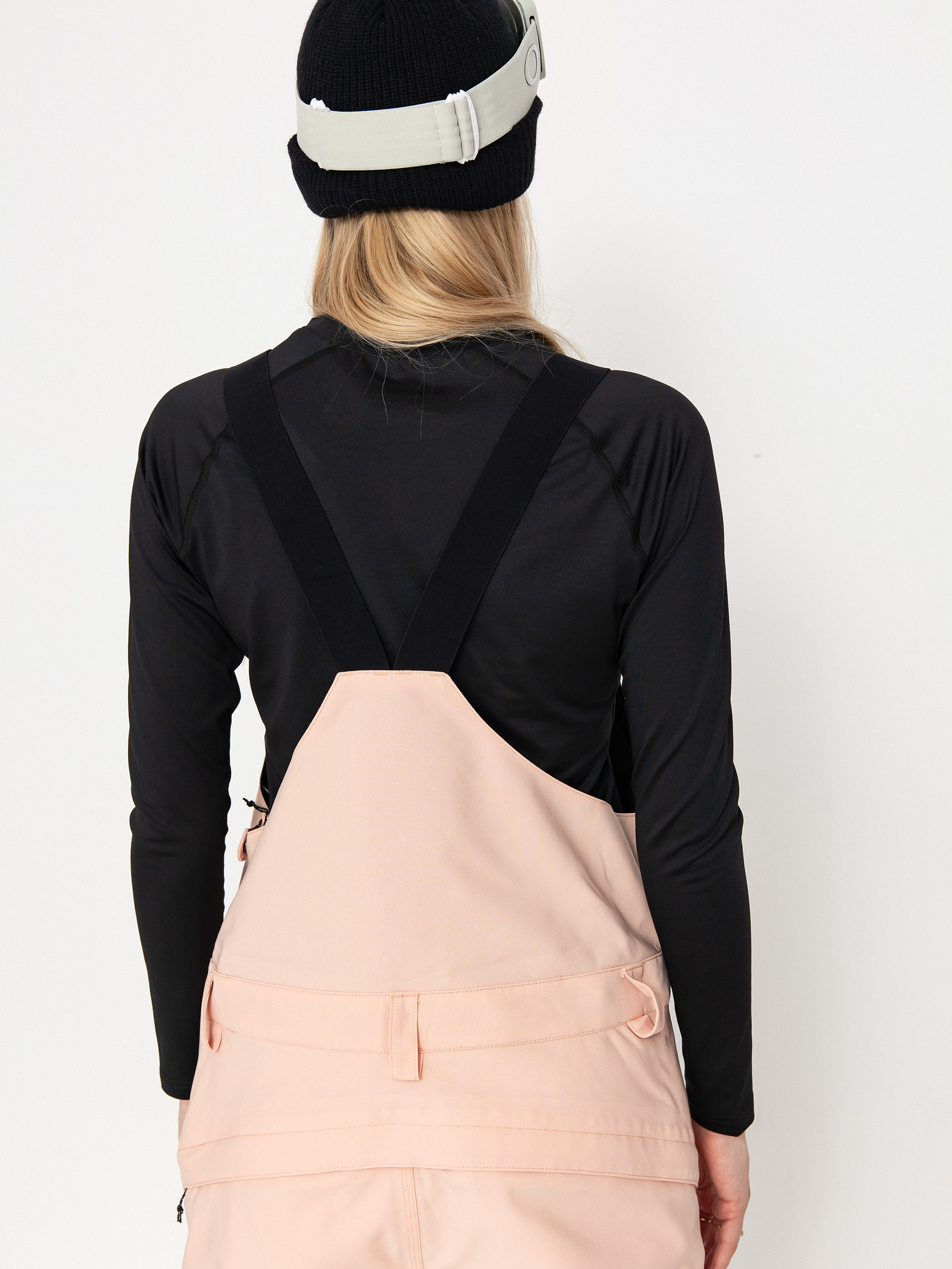 Womens Volcom Snowboard pants Creston 3D Stretch Bib Overall (coral haze)