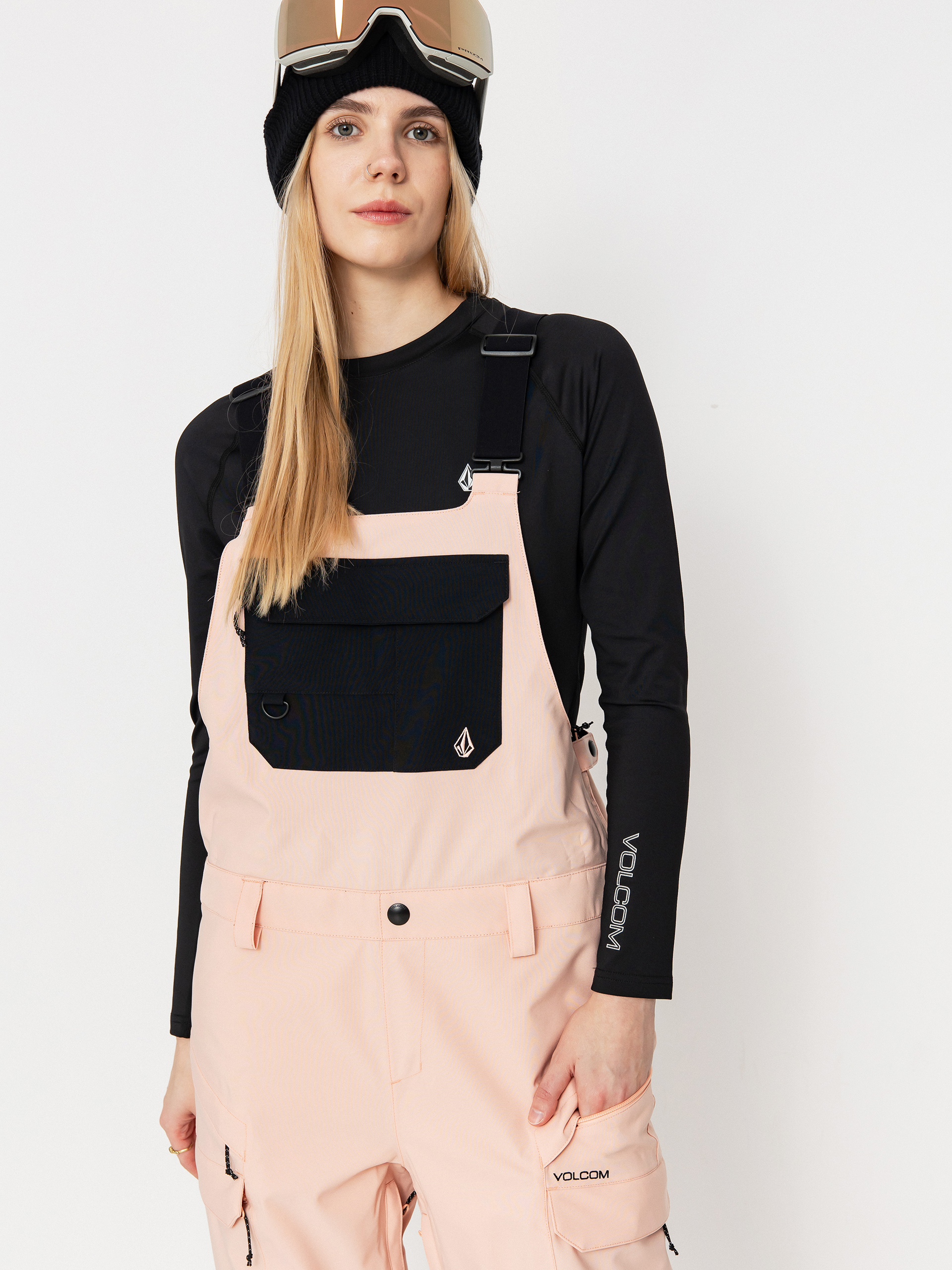 Volcom Snowboard pants Creston 3D Stretch Bib Overall Wmn - pink