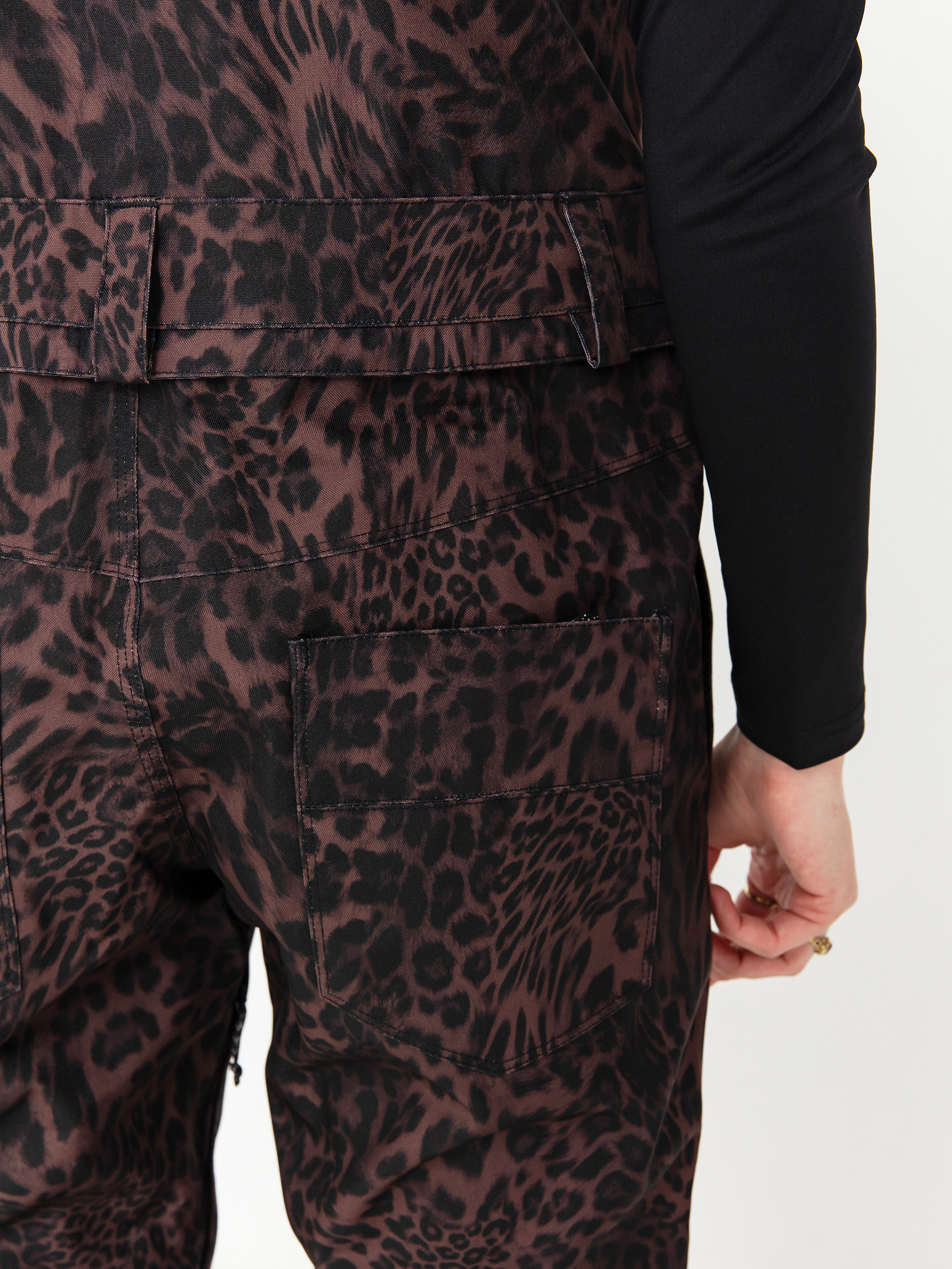Damen Volcom Snowboard Hose Swift Bib Overall (leopard)