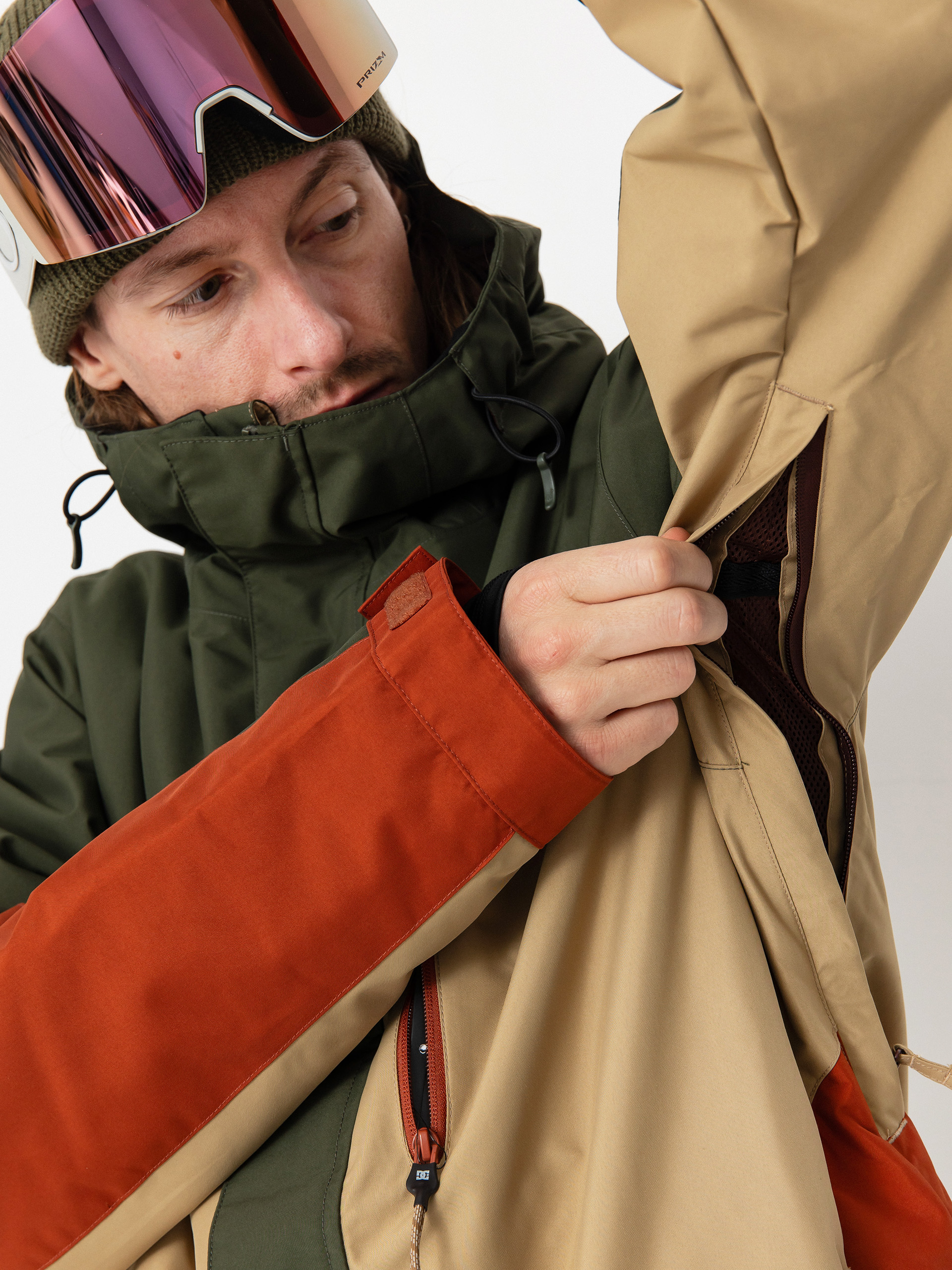 Mens DC Snowboard jacket Defiant (deep depths)