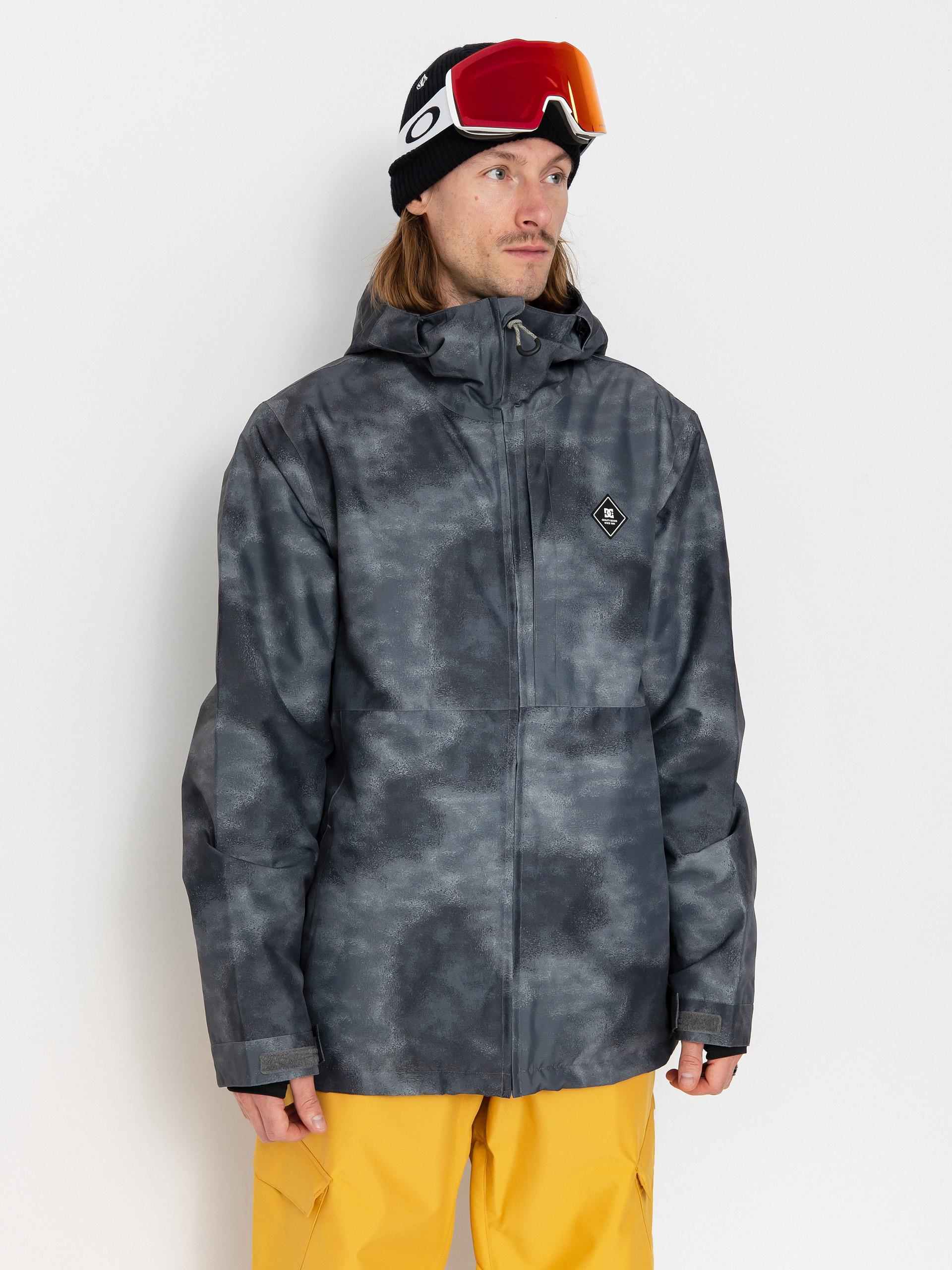 Herren DC Basis Print Snowboard Jacke (overspray)
