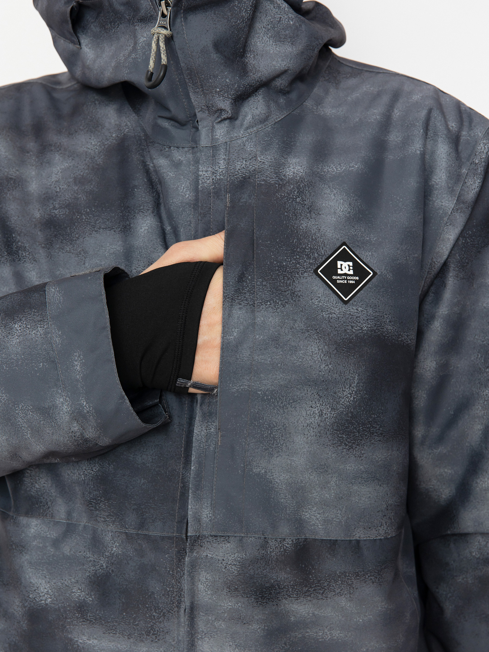 Mens DC Basis Print Snowboard jacket (overspray)