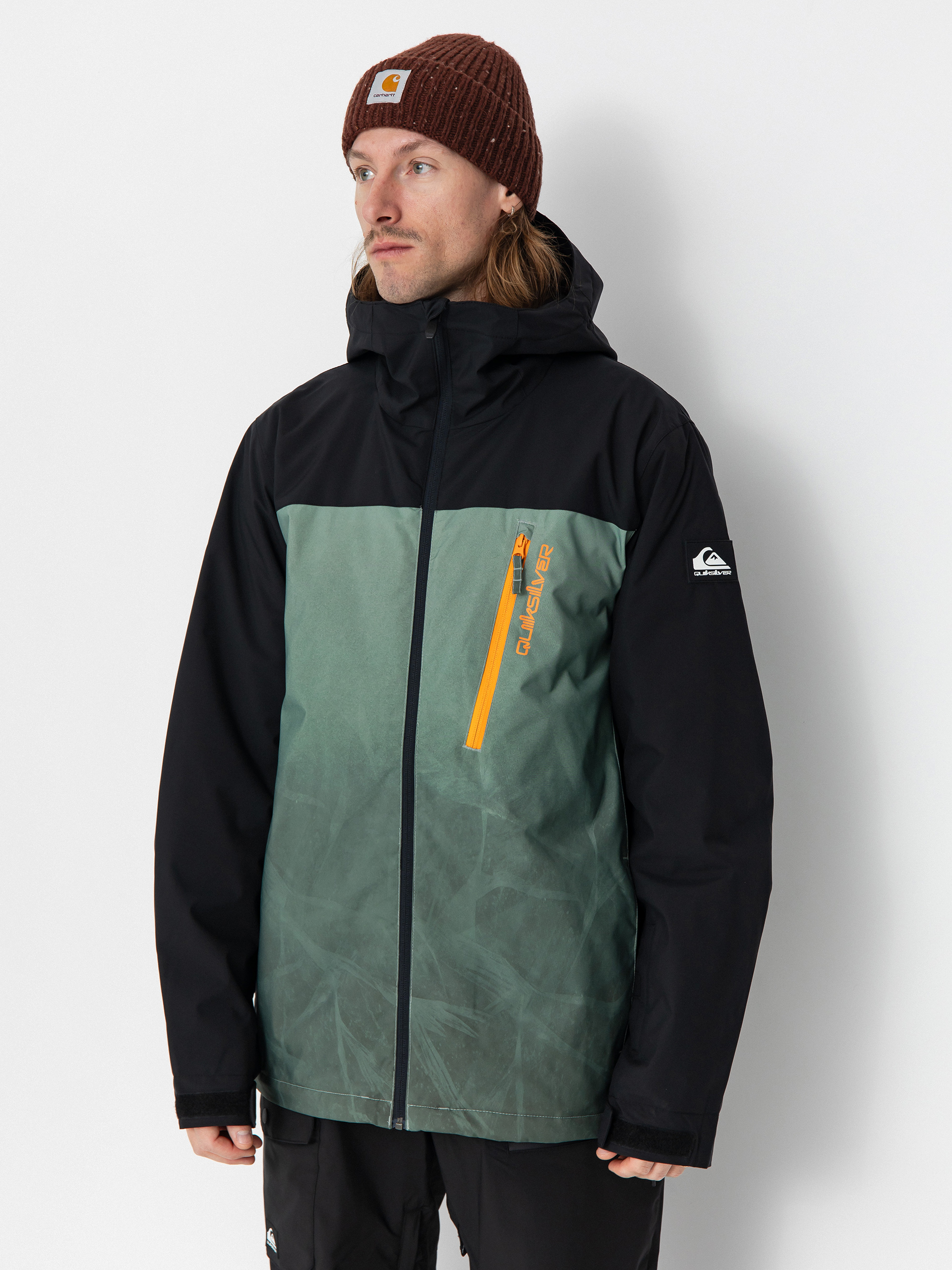 Herren Quiksilver Snowboard Jacke Morton (gradient iced sea sp)