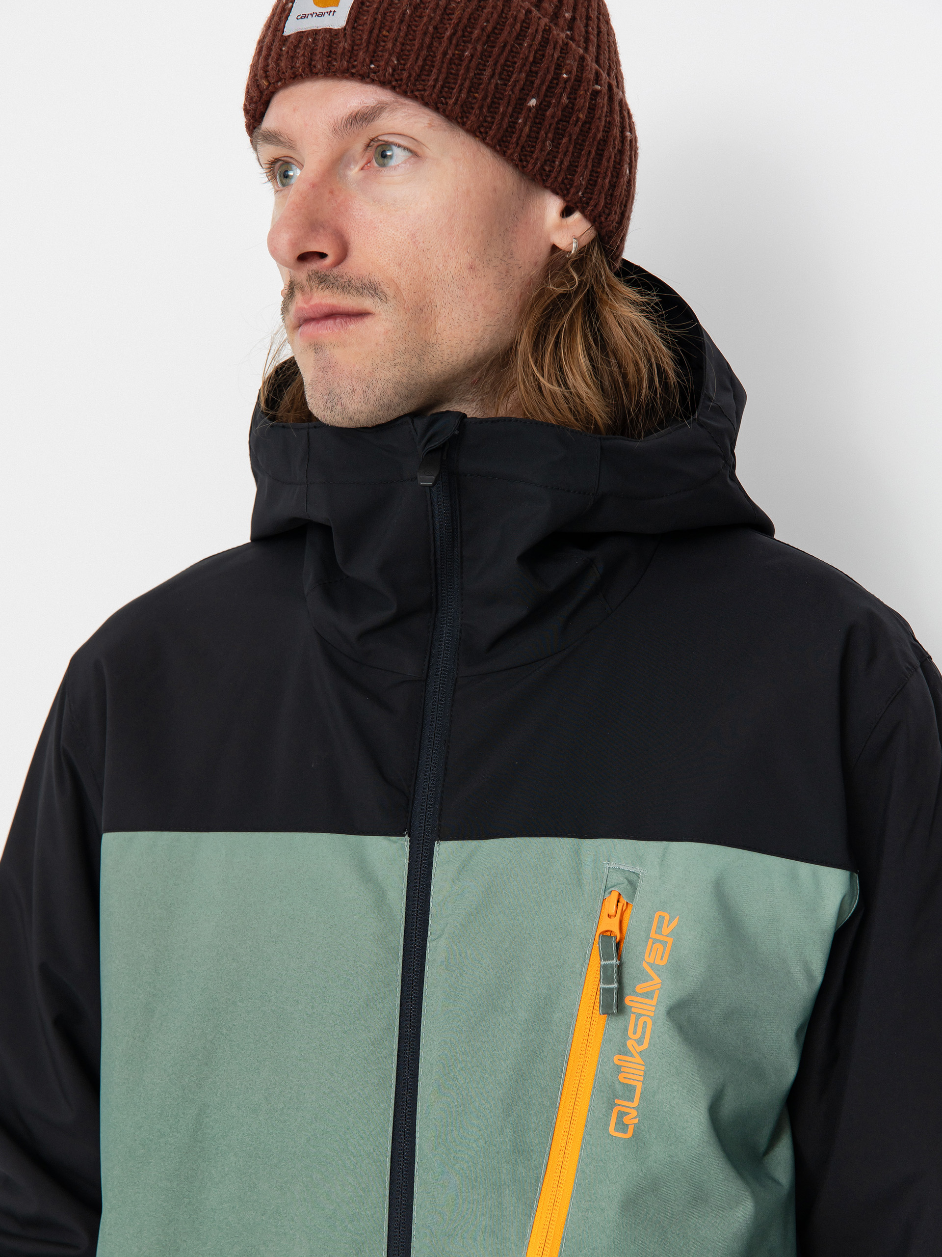Herren Quiksilver Snowboard Jacke Morton (gradient iced sea sp)