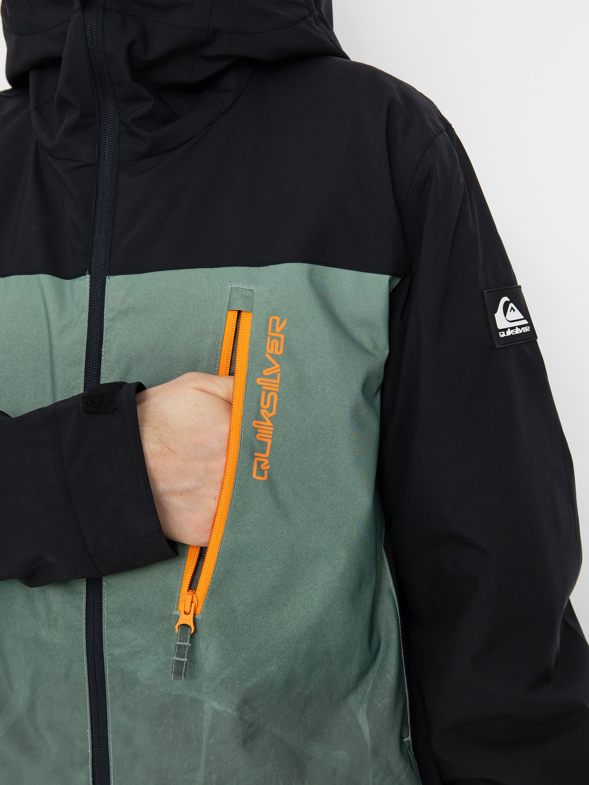 Herren Quiksilver Snowboard Jacke Morton (gradient iced sea sp)