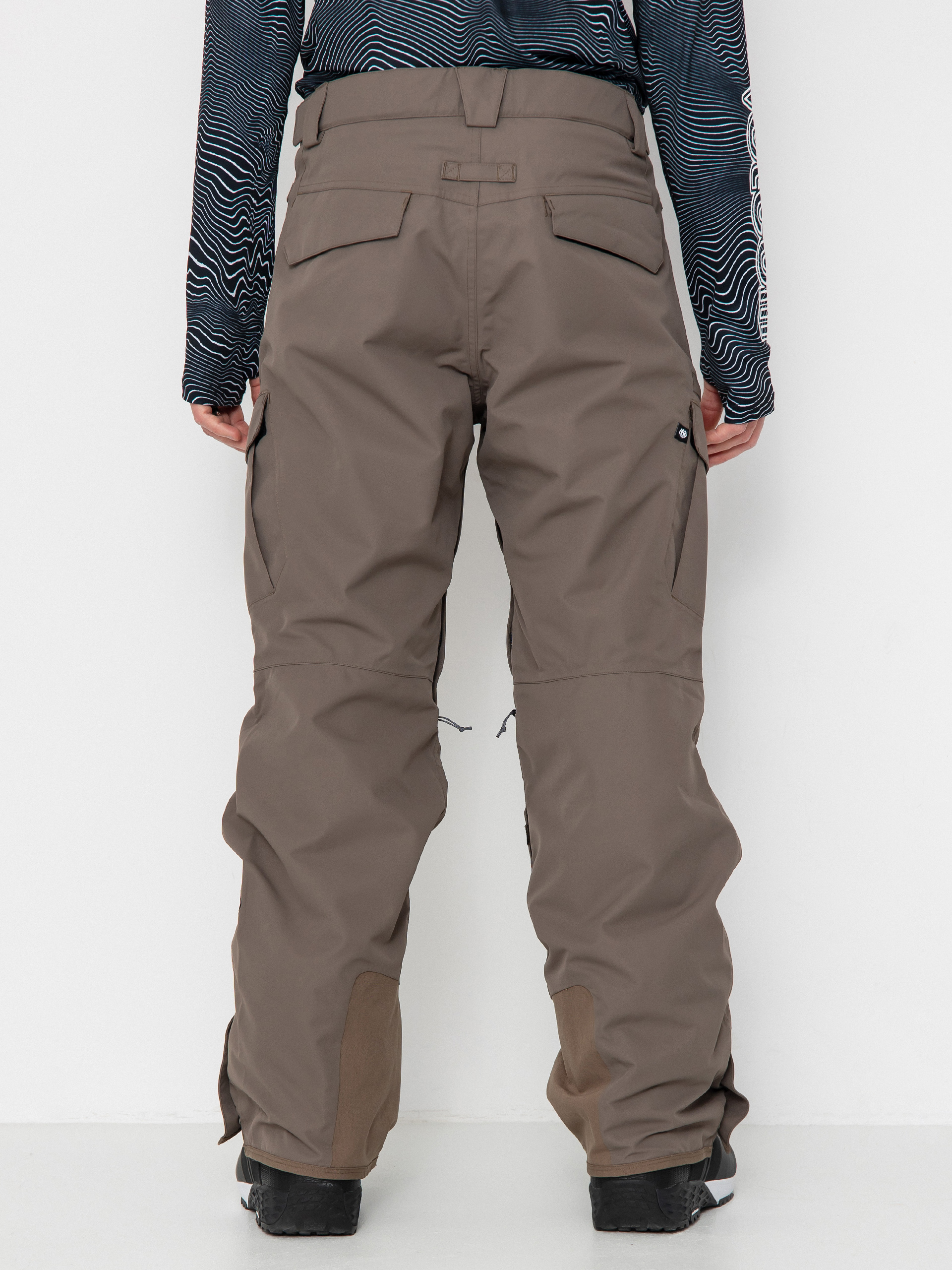 686 Smarty In Cargo Snowboard pants grey (tobacco)