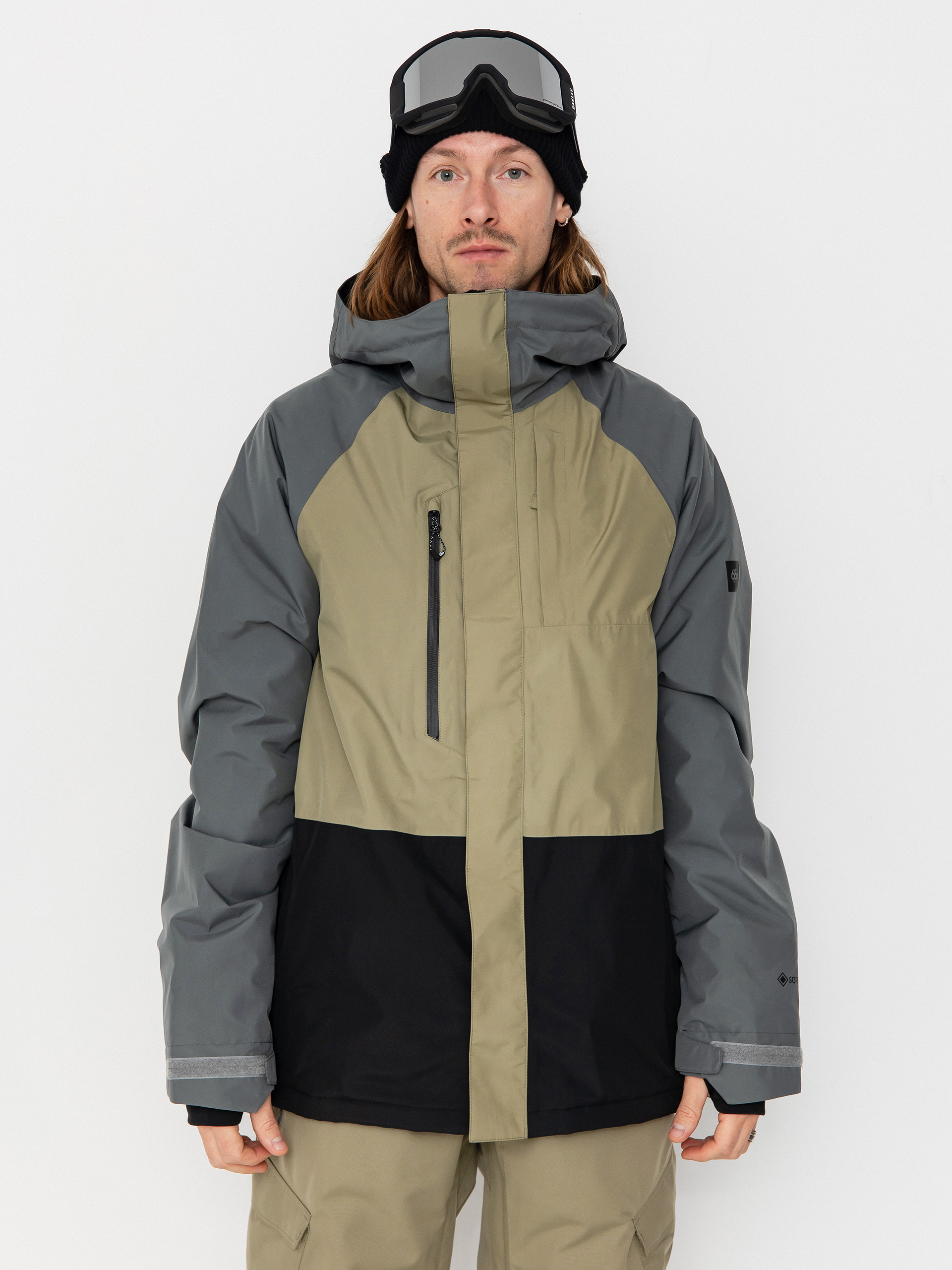 686 Gore Tex Core Inslulated Snowboard Jacke (rhino grey colorblock)